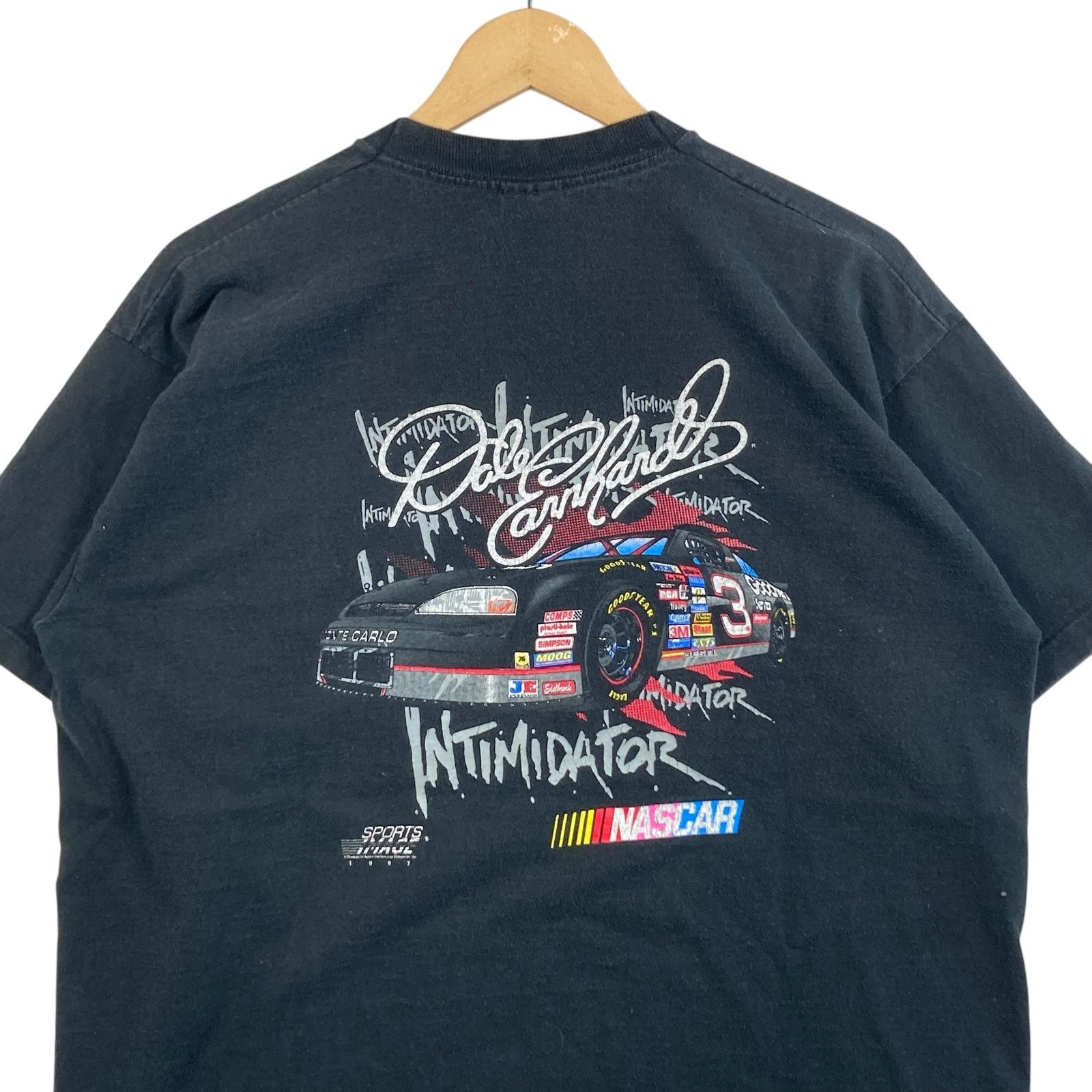 Fruit Of The Loom Vintage Dale Earnhardt #3 The Intimidator NASCAR 90s Tee XL Size US XL / EU 56 / 4 - 6 Thumbnail