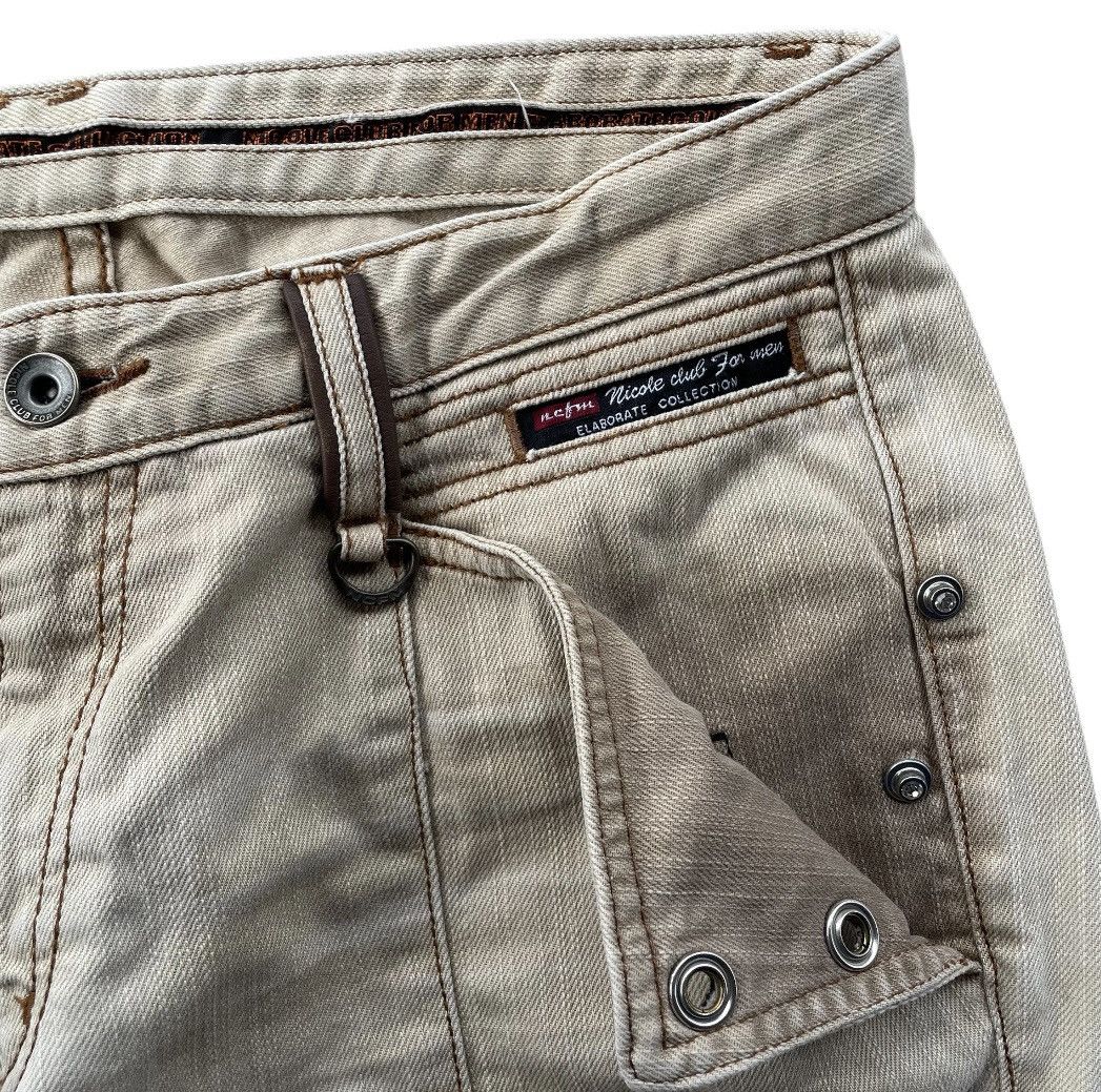 Nicole Club 2000s NCFM - Flare Bootcut Wash Jeans Size US 31 - 4 Thumbnail