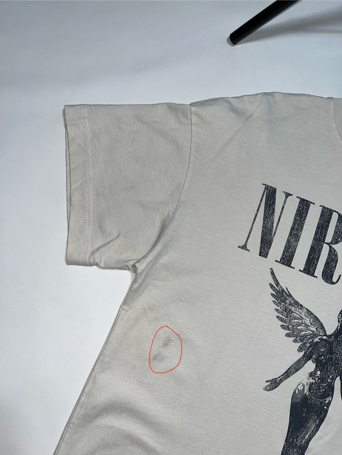 Nirvana Vintage Nirvana In Utero cropped boxy fit tee Size US S / EU 44-46 / 1 - 7 Thumbnail