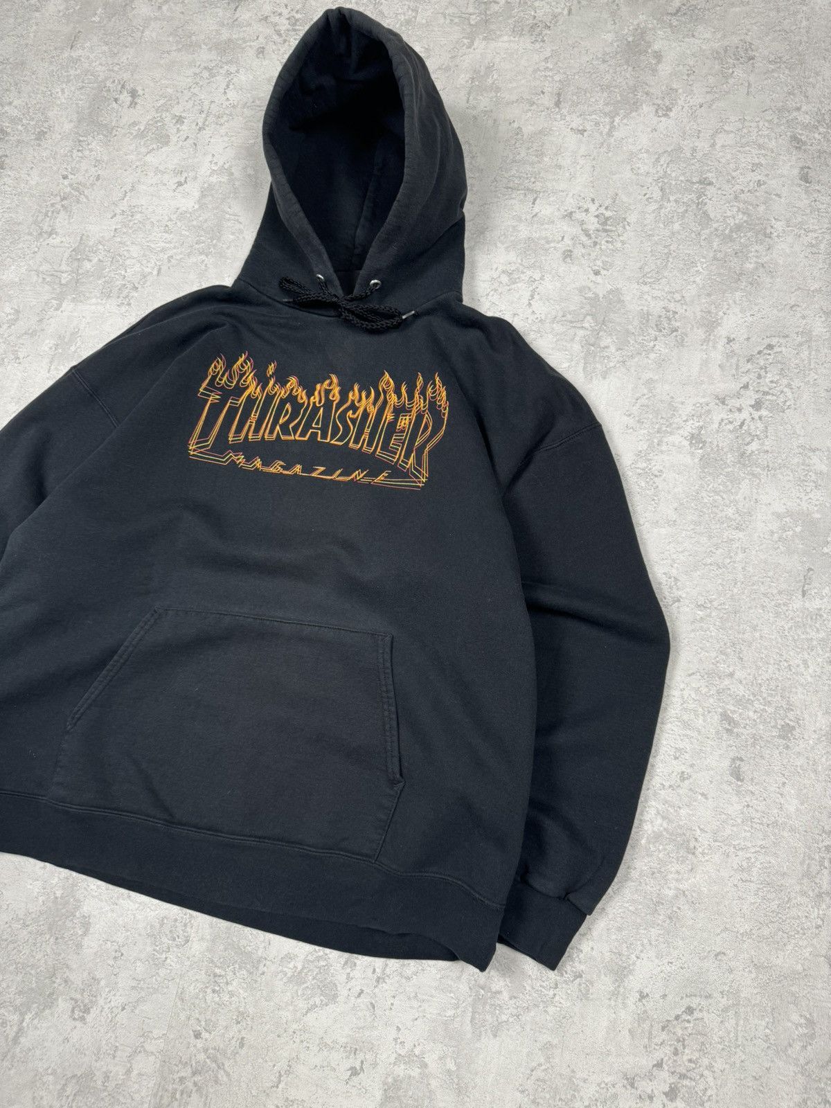 Thrasher Vintage Thrasher Hoodie Big Logo Size L Size US L / EU 52-54 / 3 - 3 Thumbnail