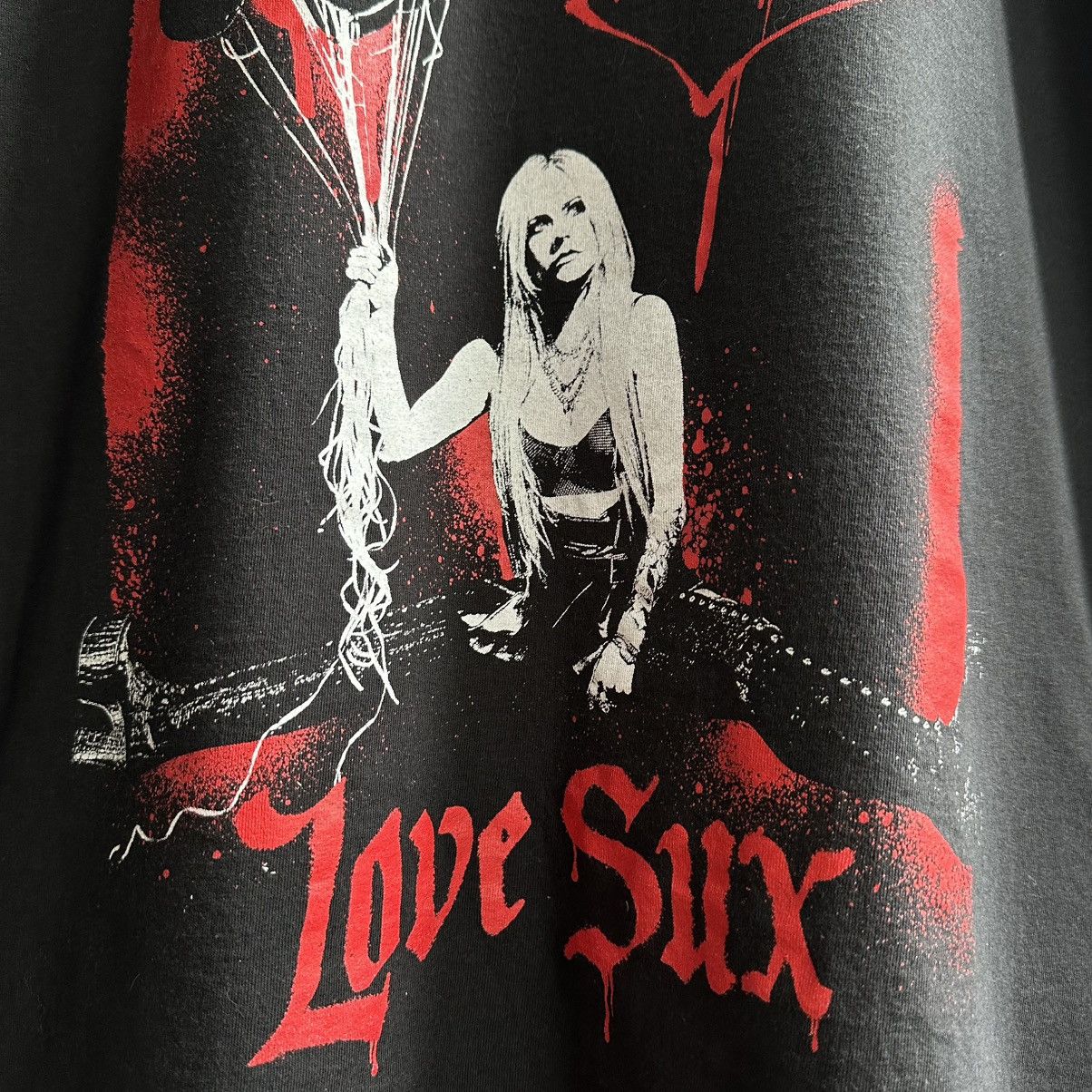 Band Tees × Vintage AVRIL LAVIGNE LOVE SUX BALLOONS TEE Size US L / EU 52-54 / 3 - 4 Thumbnail