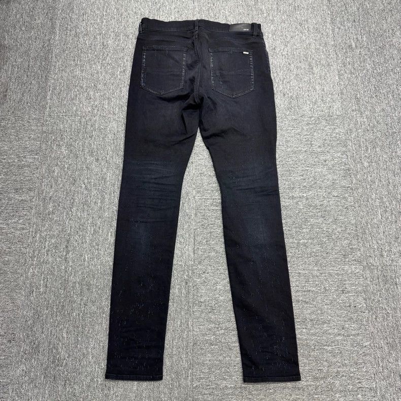 Amiri Amiri Black Distressed Denim Pants-2506 Size US 34 / EU 50 - 2 Thumbnail