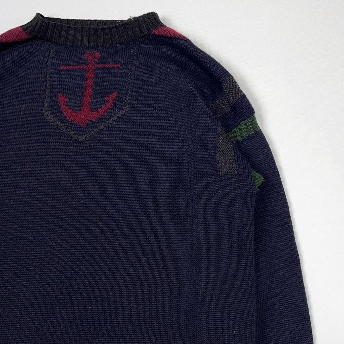 Jean Paul Gaultier Jean Paul Gaultier Vintage Knit Sweater Anchor Archive Size US XL / EU 56 / 4 - 5 Thumbnail
