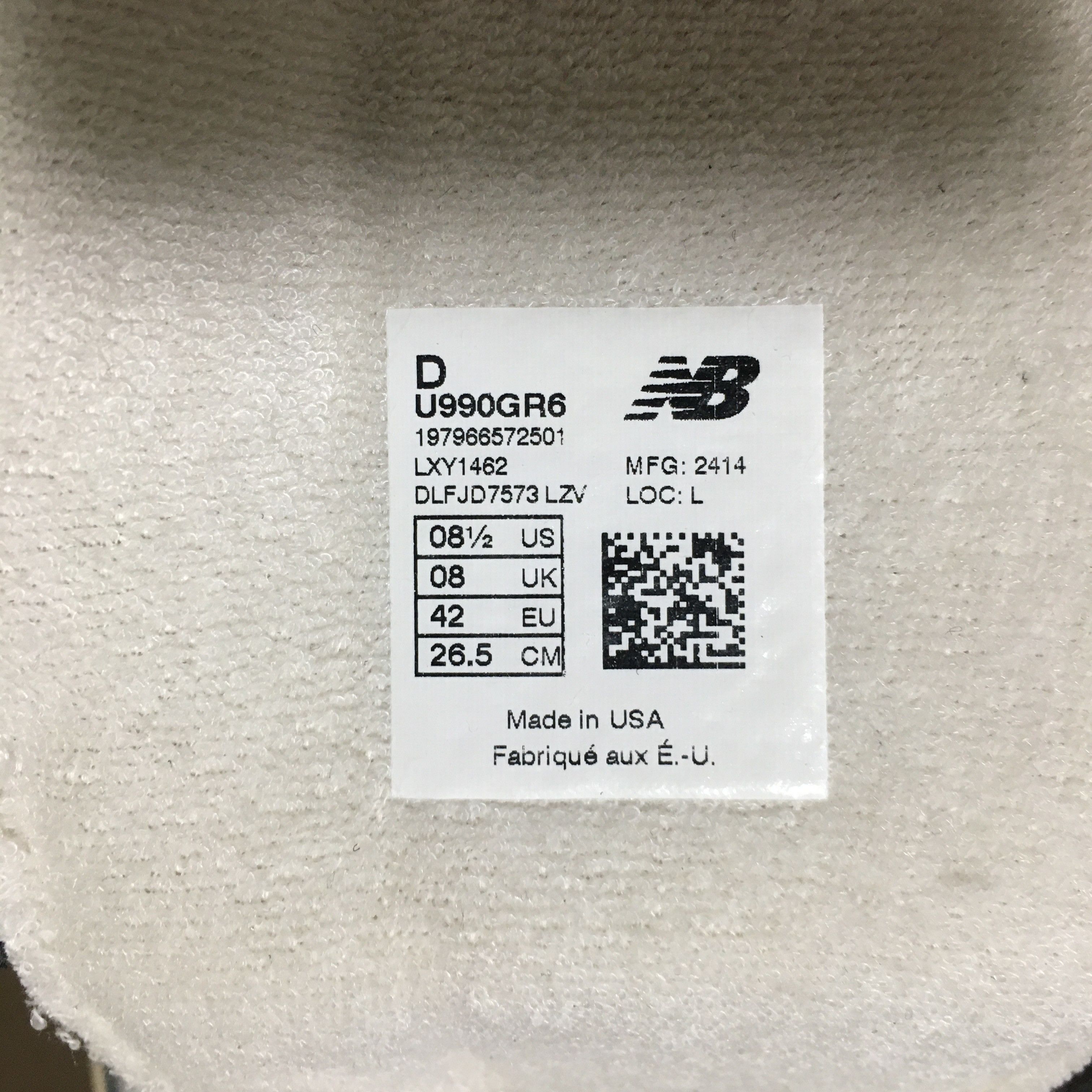 New Balance Teddy Santis For New Balance Made in USA 990v6 Size US 8.5 / EU 41-42 - 14 Thumbnail