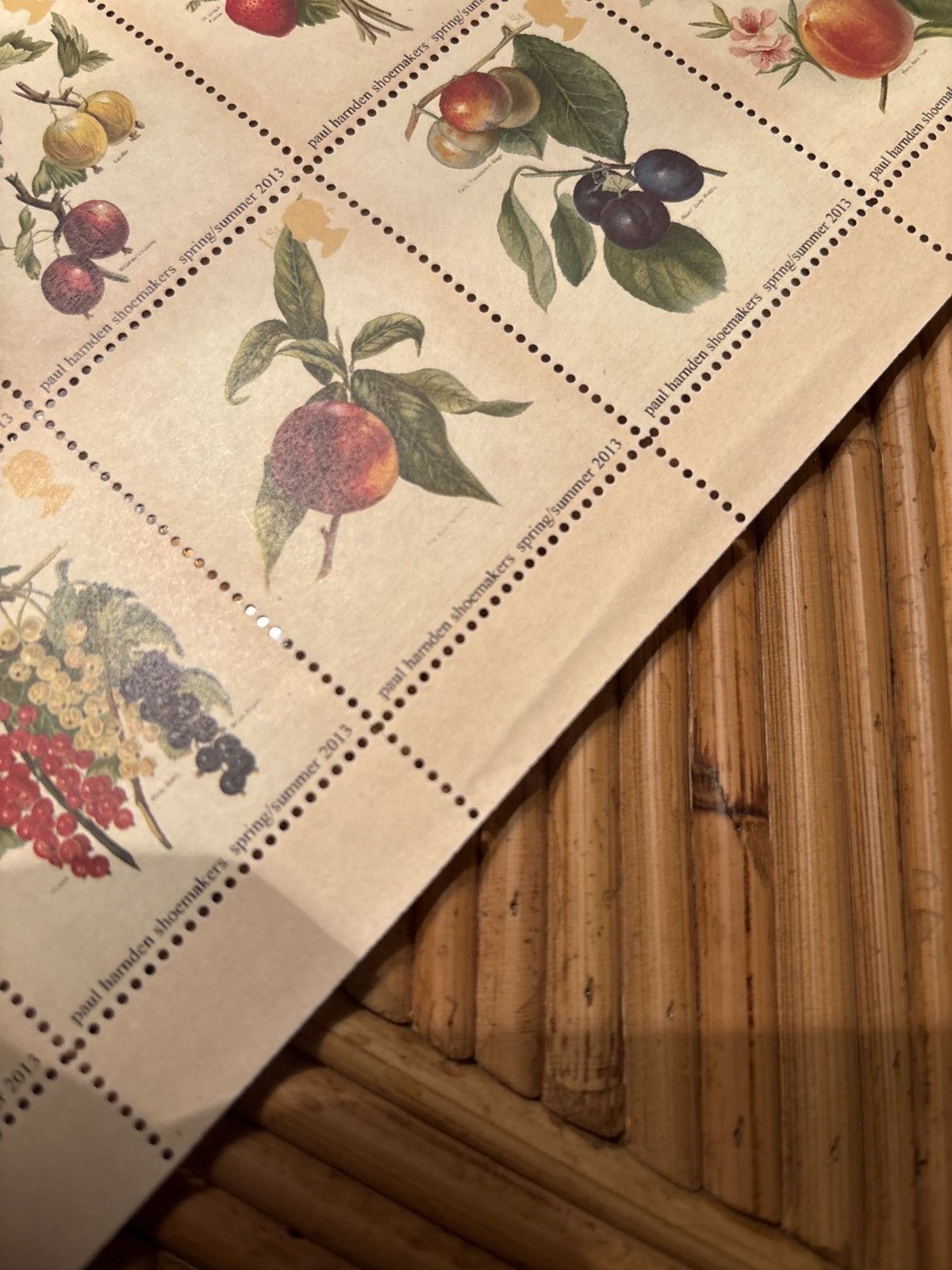 Paul Harnden Shoemakers Paul Harnden Floral Stamps Limited Edition 6/300 Size ONE SIZE - 4 Thumbnail