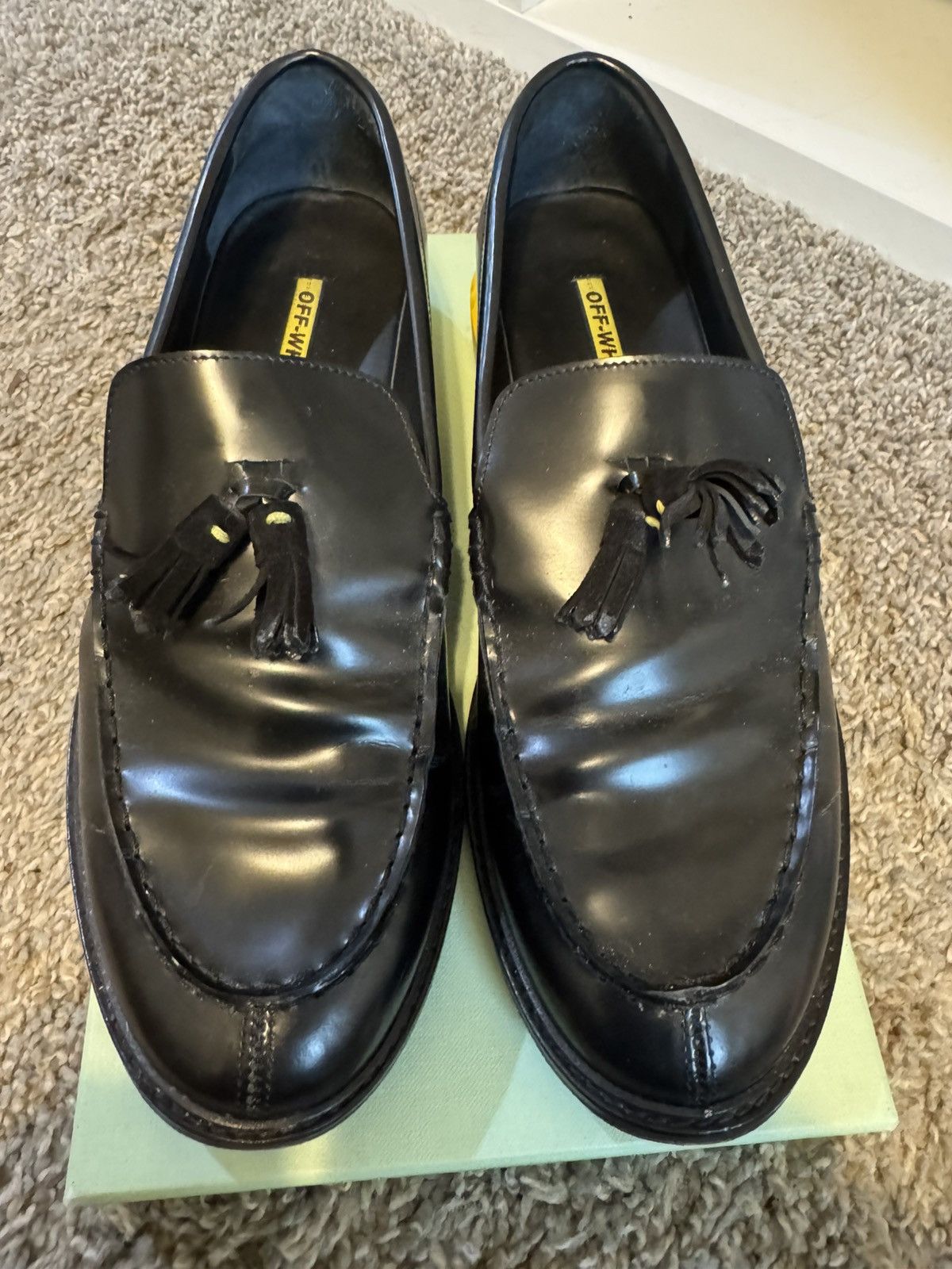 Off-White Off-white black/yellow tassel loafers 2019 virgil Size US 9.5 / EU 42-43 - 4 Thumbnail