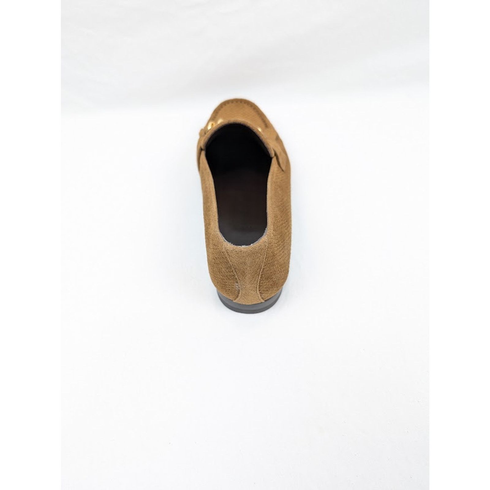 Celine o1rshd1 Lizard Stamped Suede Calfskin Loafers in Tan Size US 11 / EU 44 - 14 Thumbnail