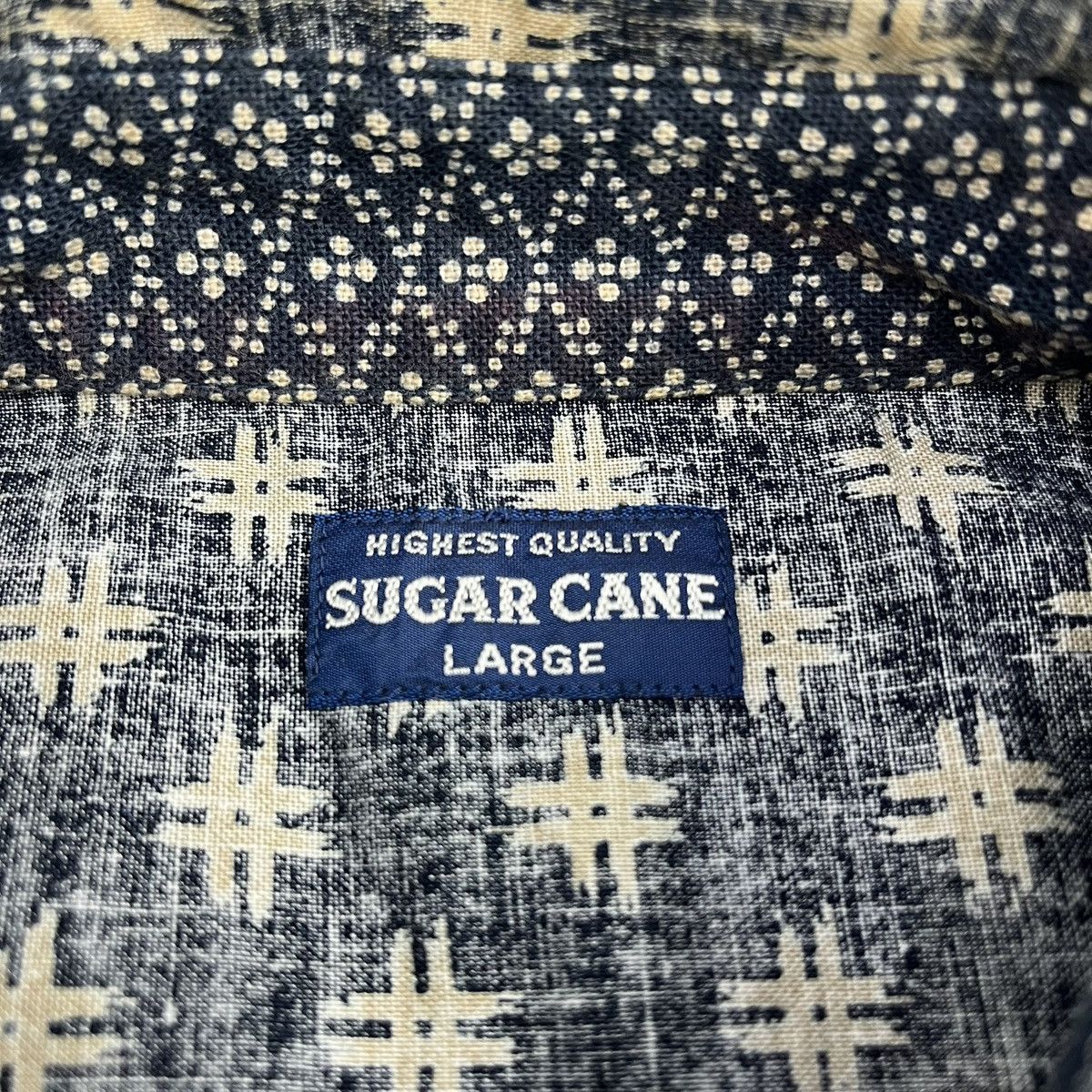 Sugar Cane Vintage Sugar Cane Pattern Indigo Backwards Button Up Shirt Size US L / EU 52-54 / 3 - 5 Thumbnail