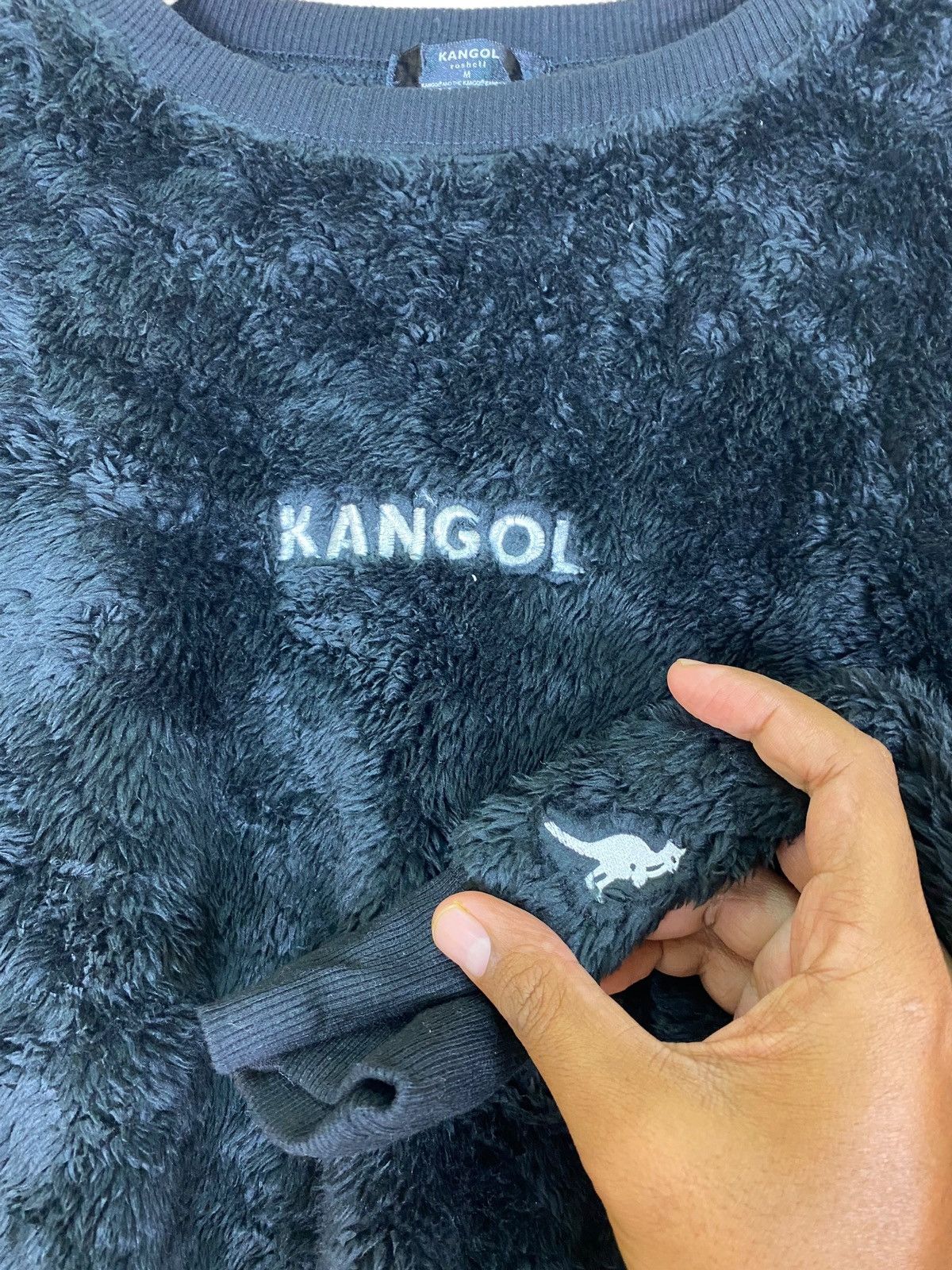 Kangol Kangol Big Spellout Sherpa Sweater Size US M / EU 48-50 / 2 - 5 Thumbnail