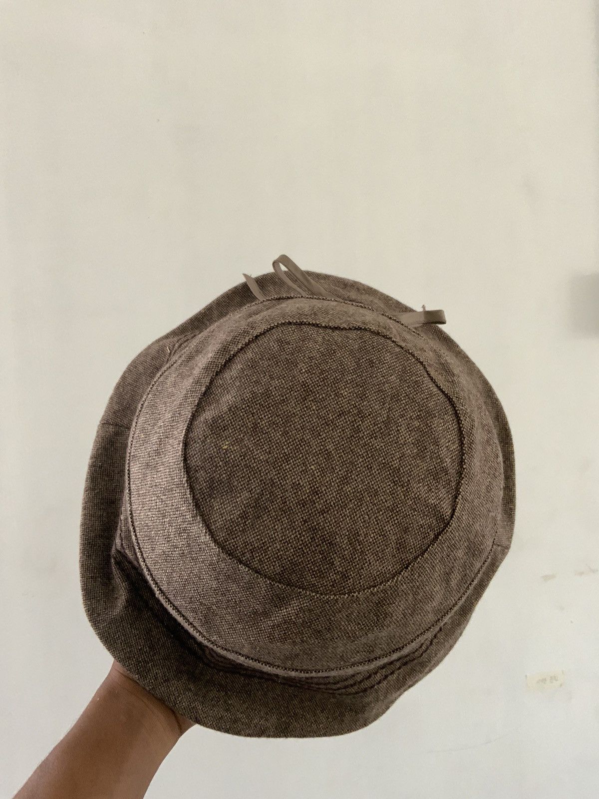 Japanese Brand Reversible Waterprof Ribbon Chain Stitch Bucket Hat Size ONE SIZE - 6 Thumbnail