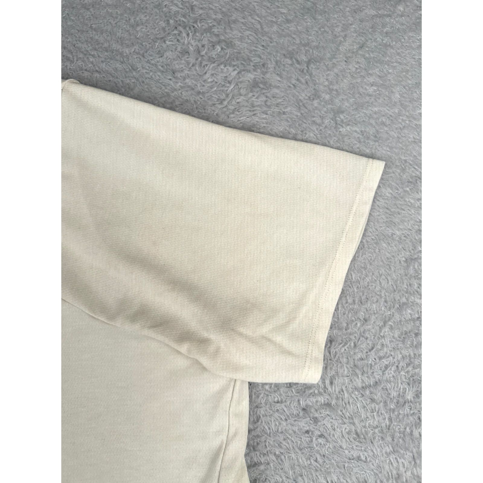 The North Face The North Face Women's Shirt XL Ivory Short Sleeve Cropped T-Shirt Cotton Blend Casual Sports Size XL / US 12-14 / IT 48-50 - 2 Thumbnail
