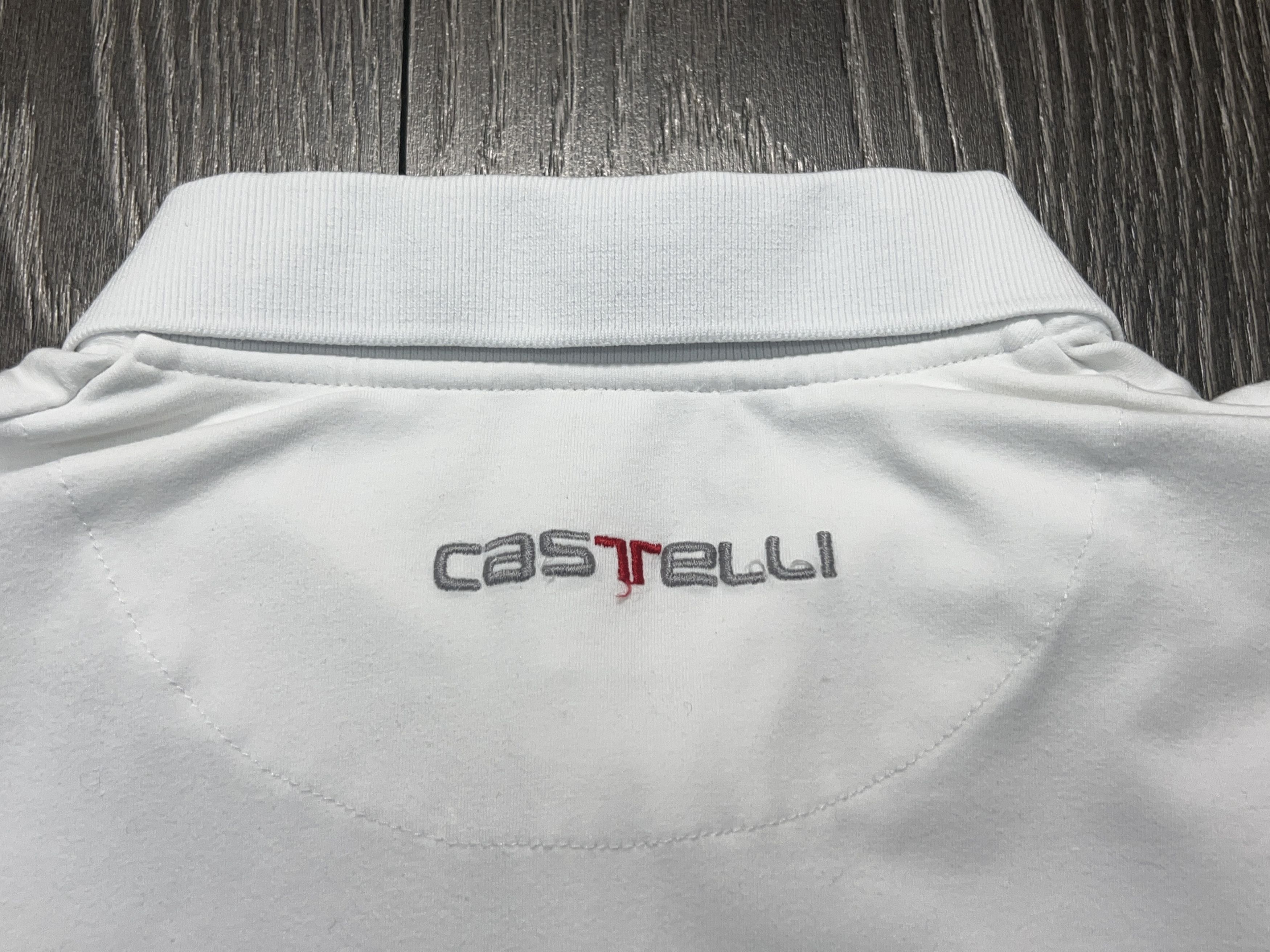 Other Mens Castelli Classic Cotton Polo T Shirt Tee Cycling Brand Size US M / EU 48-50 / 2 - 11 Thumbnail