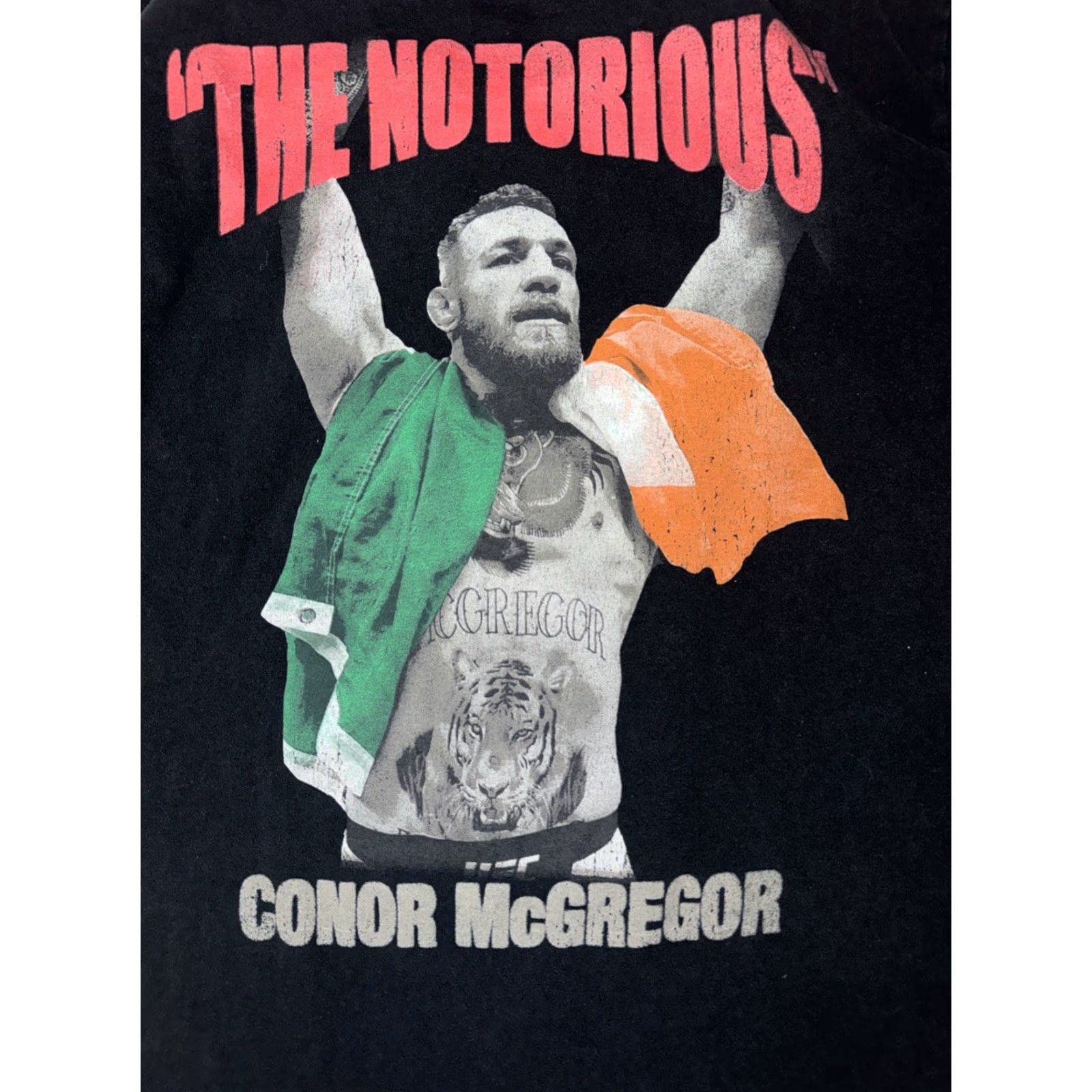 UFC Culture Kings x UFC Conner McGregor Graphic T-Shirt Black Small 20x27 Men Short Sleeve Cotton Graphic Print UFC Streetwear Sports Mens Size US S / EU 44-46 / 1 - 5 Thumbnail