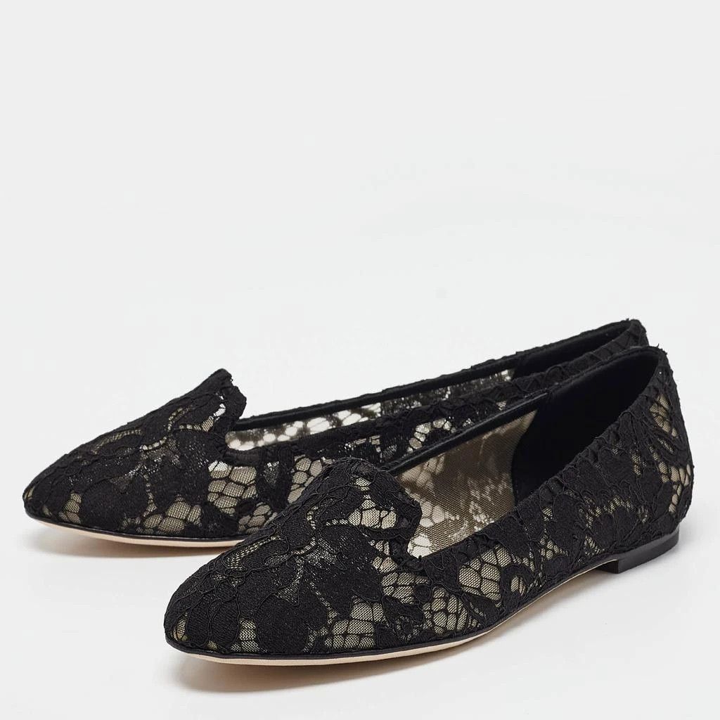 Dolce & Gabbana o1y0925 Loafers in Black Size US 4 / IT 34 - 2 Thumbnail