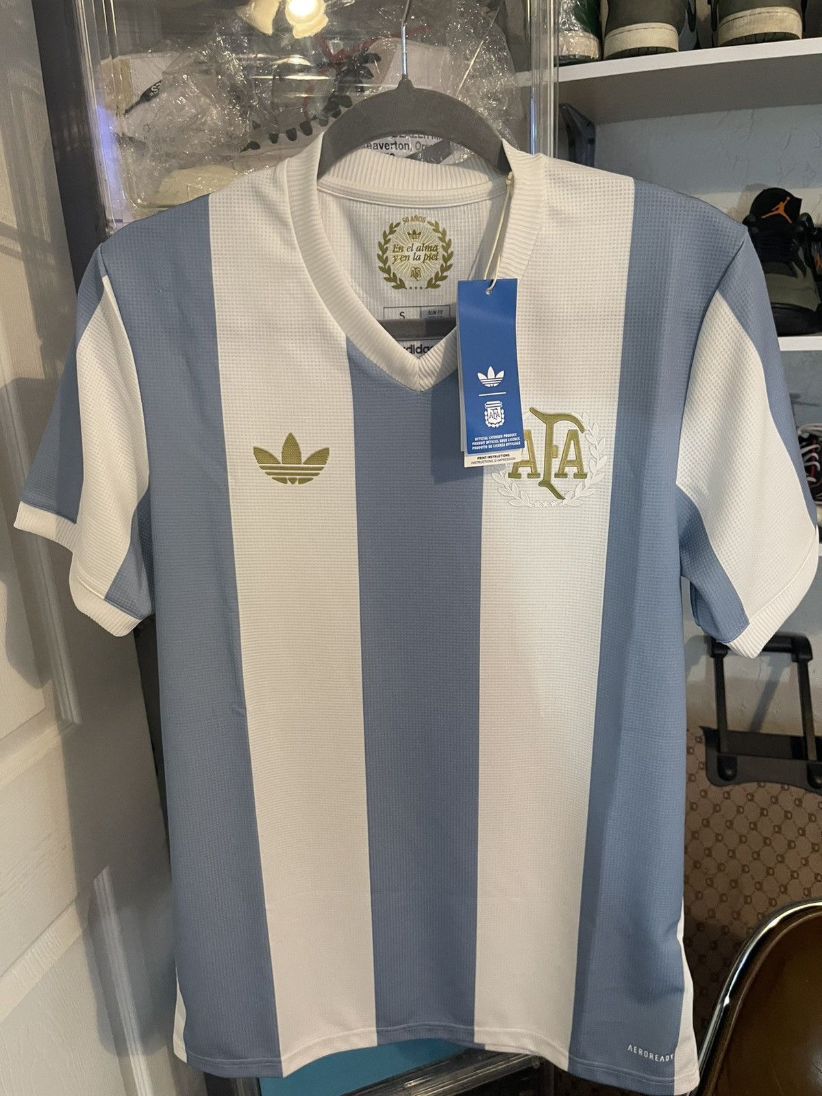 Adidas ADIDAS ARGENTINA 50TH ANNIVERSARY JERSEY - MEN'S Size US S / EU 44-46 / 1 - 1 Thumbnail