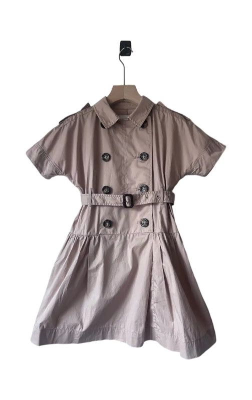 Burberry Burberry Summer Khaki Cotton Dress for Women Size L / US 10 / IT 46 - 1 Thumbnail