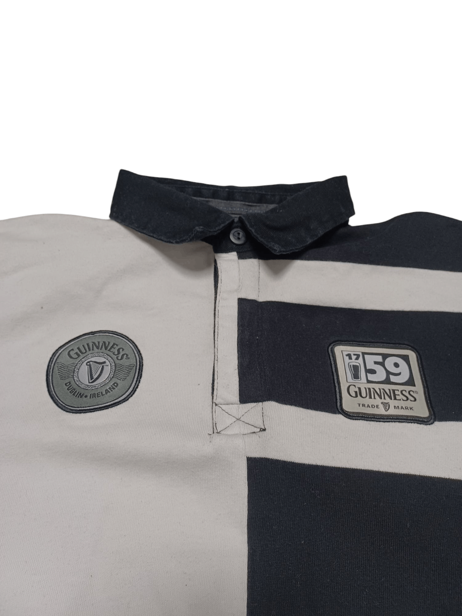 Cotton Traders GUINNESS OFFICIAL MERCH FIRE EMBROIDERED LOGO POLO SHIRT Size US L / EU 52-54 / 3 - 2 Thumbnail