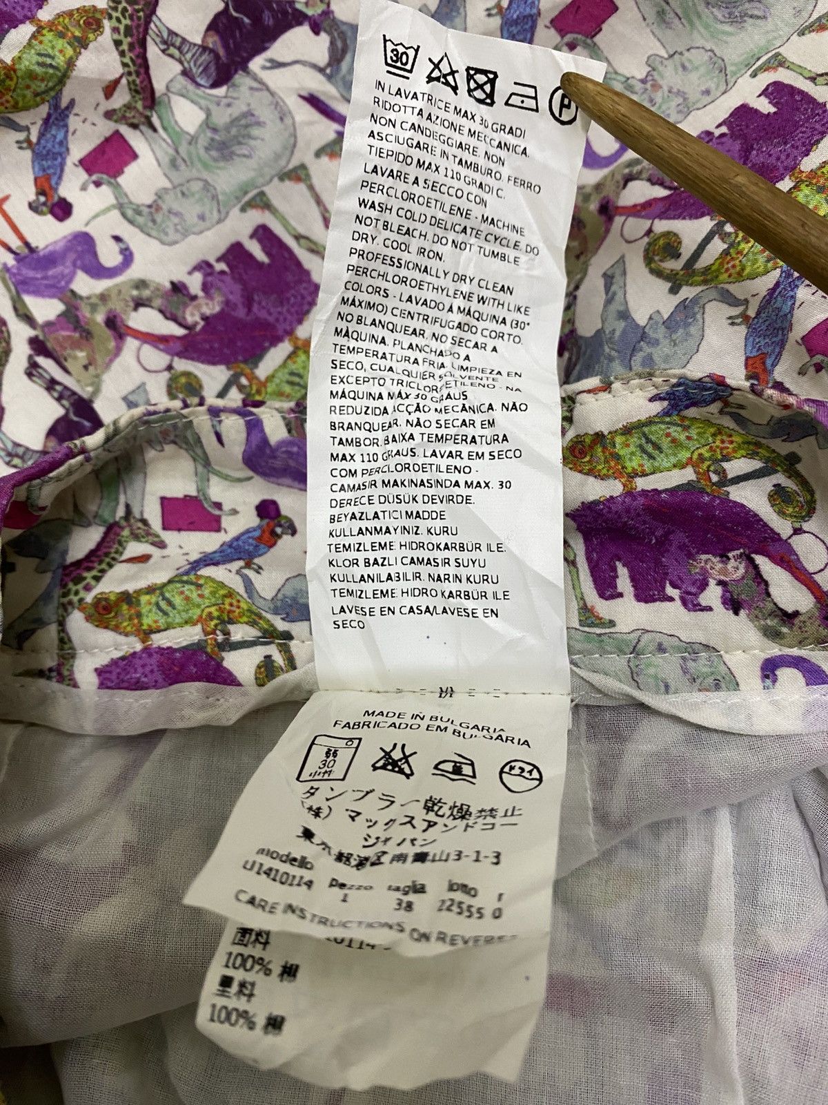 MAX&Co. × Max Mara MAX&Co. by MAXI MARA Fauna design Skirt Size 28" / US 6 / IT 42 - 17 Thumbnail