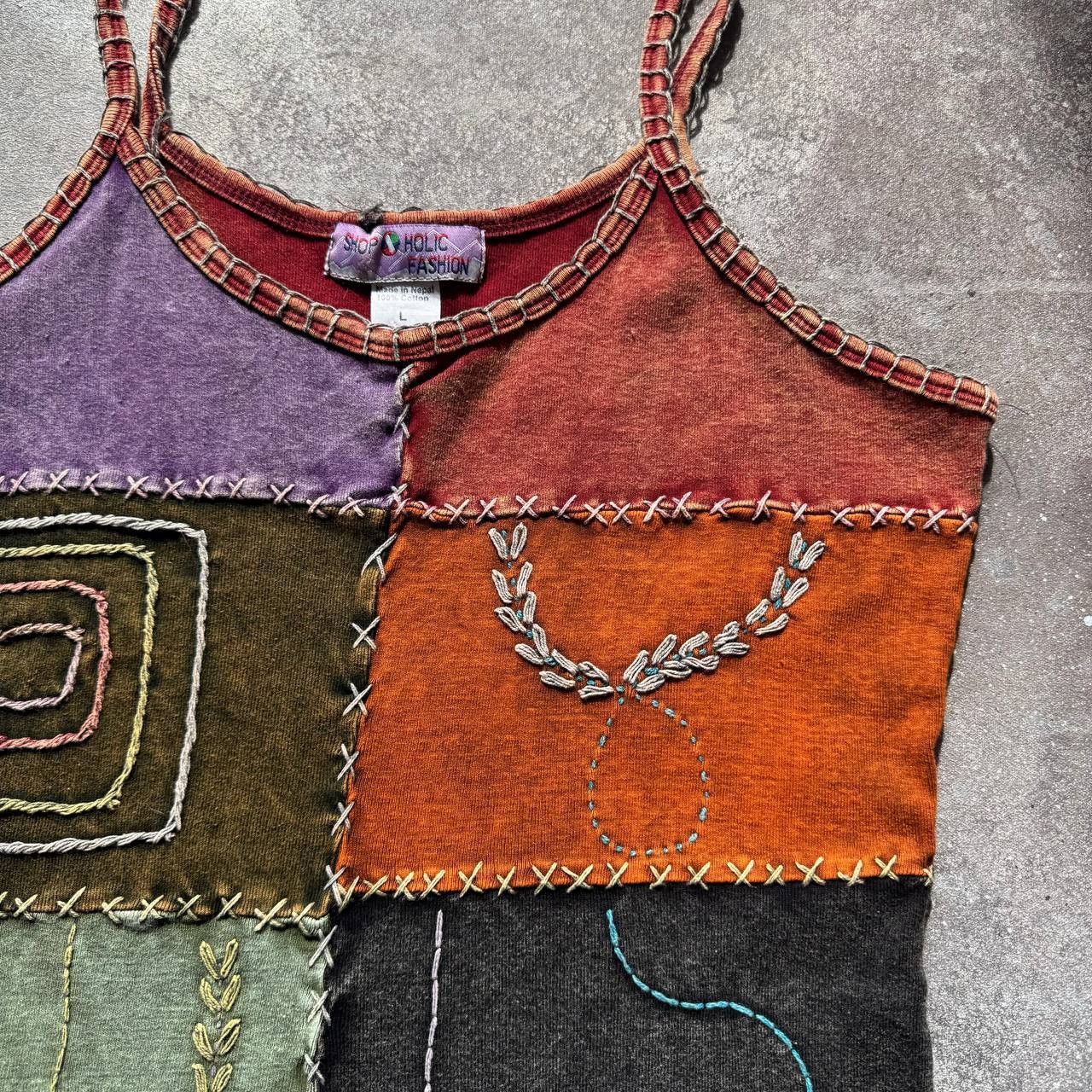 Hysteric Glamour × Japanese Brand Nepal Y2K Grunge Hippie Retro Tank Top Size L / US 10 / IT 46 - 4 Thumbnail