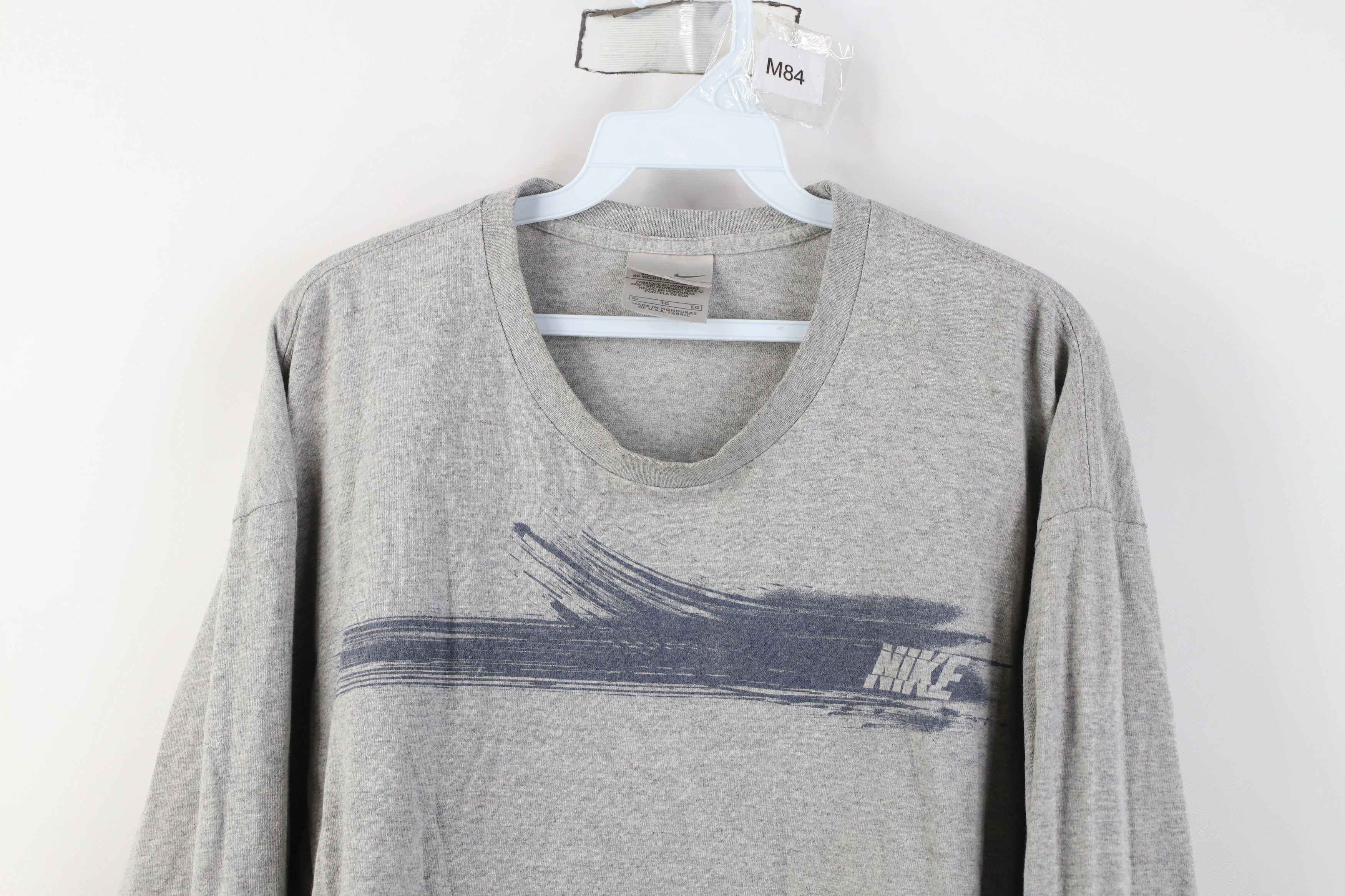 Nike Vintage Y2K Nike Spell Out Paint Streak Long Sleeve T-Shirt Size US XL / EU 56 / 4 - 2 Thumbnail