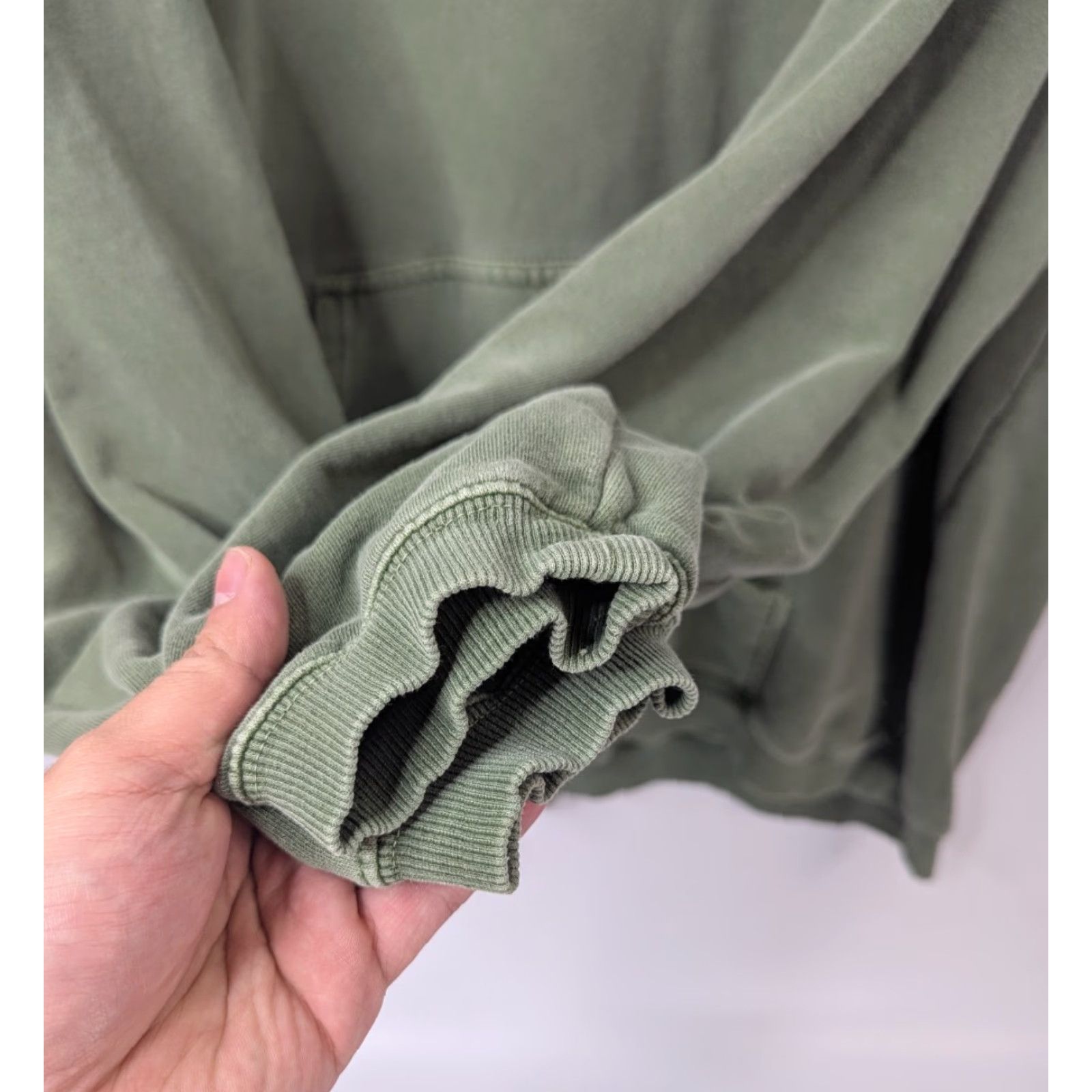 Vintage VINTAGE Authentic Pigment Hoodie Mens XL Green Water Dragon Beloit Wisconsin Pullover Hooded Pockets Ring Spun Logo Size US XL / EU 56 / 4 - 4 Thumbnail