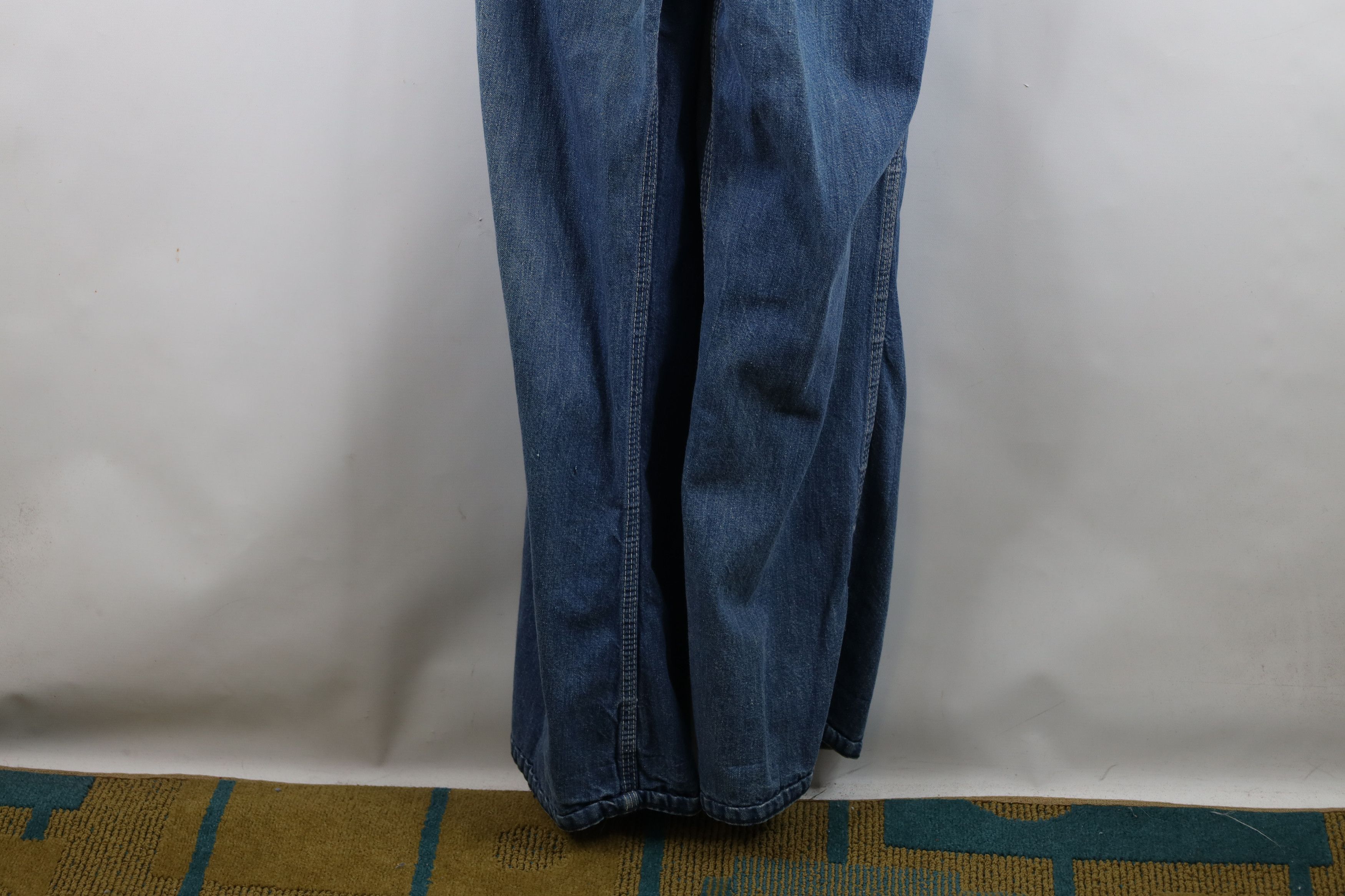 Oshkosh Vintage 60s OshKosh B'Gosh Vestbak Union Made Denim Overalls Size US 30 / EU 46 - 4 Thumbnail