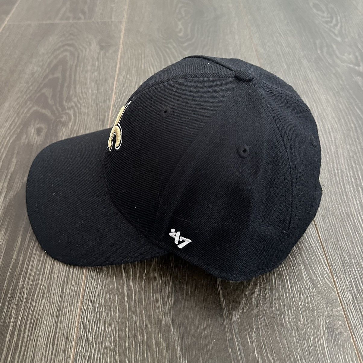 47 New Orleans Saints '47 Black MVP Adjustable Hat Size ONE SIZE - 2 Thumbnail