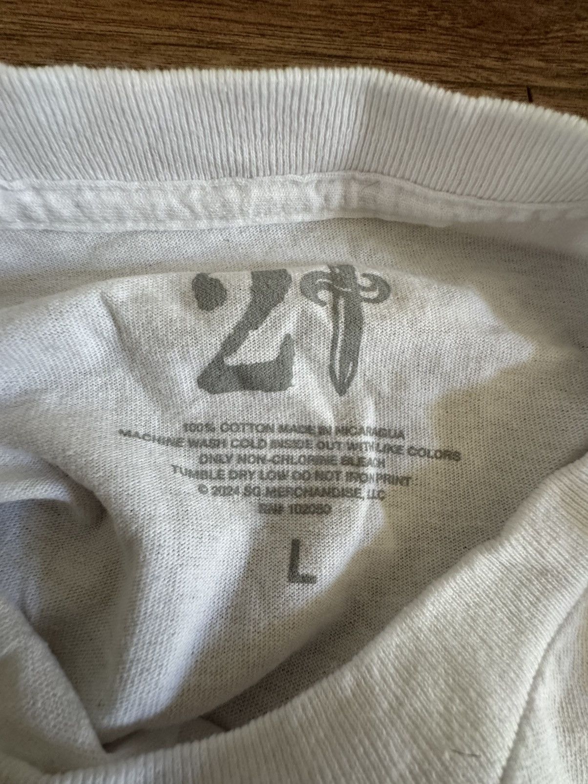 21 Savage American Dream Tour Tee Size US L / EU 52-54 / 3 - 3 Thumbnail