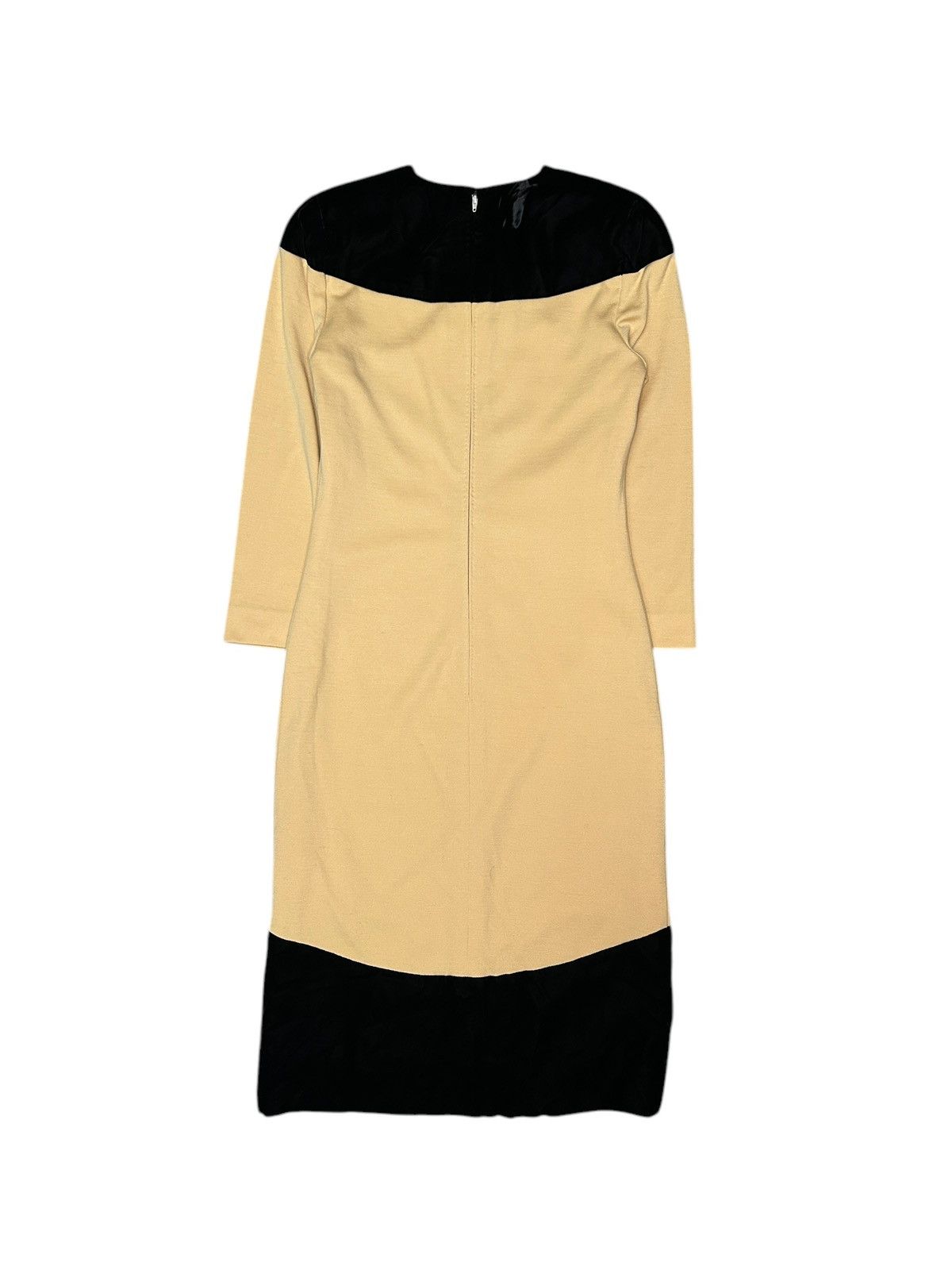 Lanvin F/W 87 Velour Paneled Dress Size M / US 6-8 / IT 42-44 - 4 Thumbnail