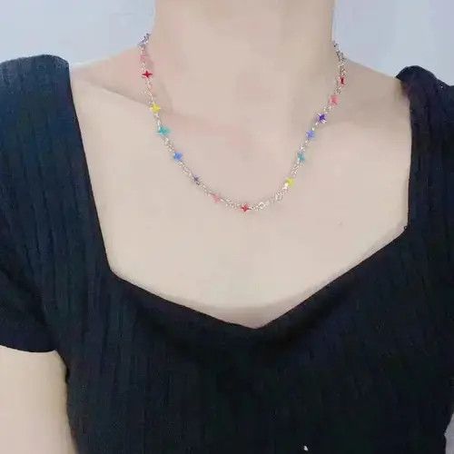 Vintage Star Pendant Splice Necklace Size ONE SIZE - 4 Thumbnail