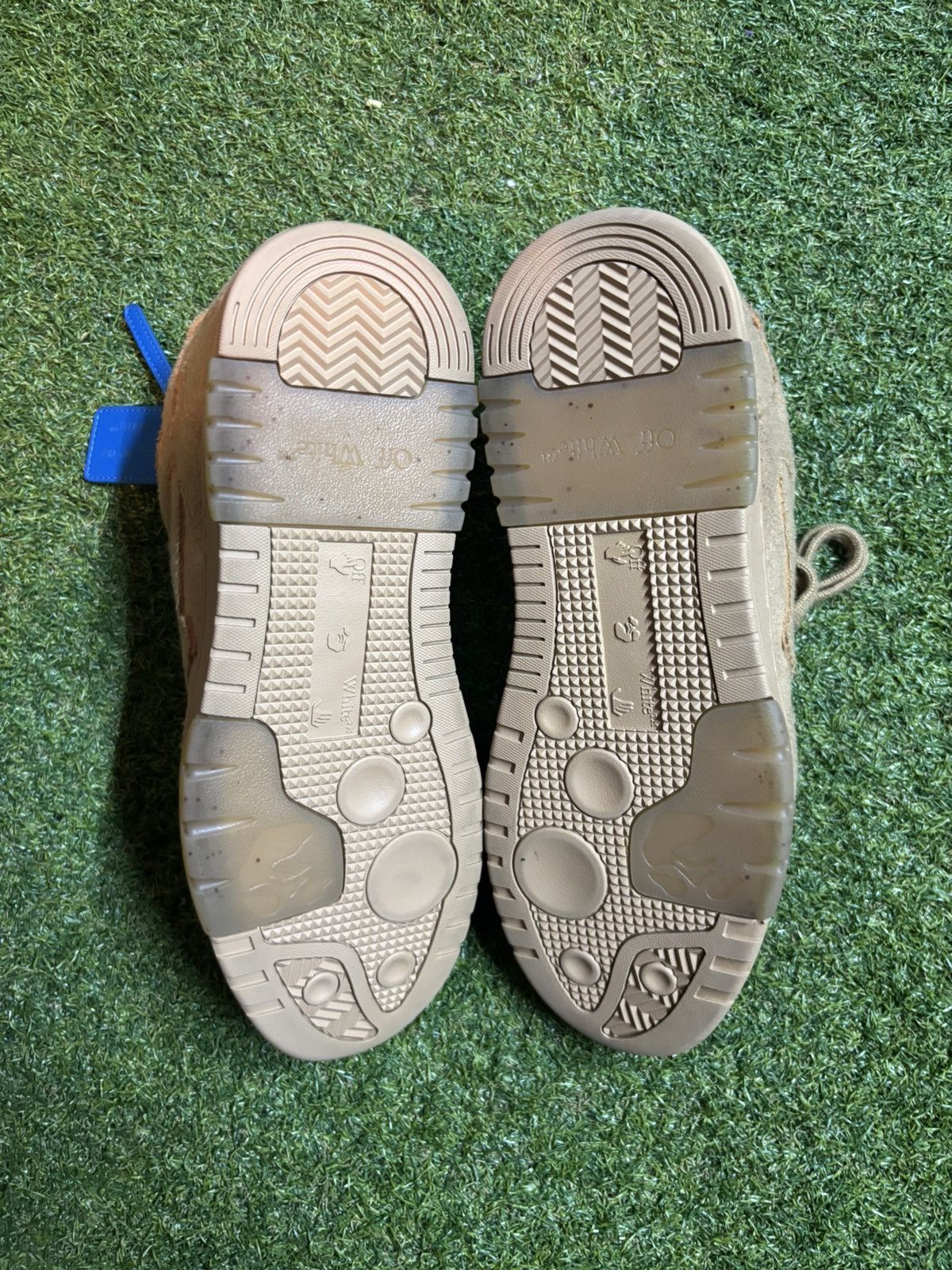 Off-White Off White Out Of Office ‘Camel’ Size US 12 / EU 45 - 7 Thumbnail