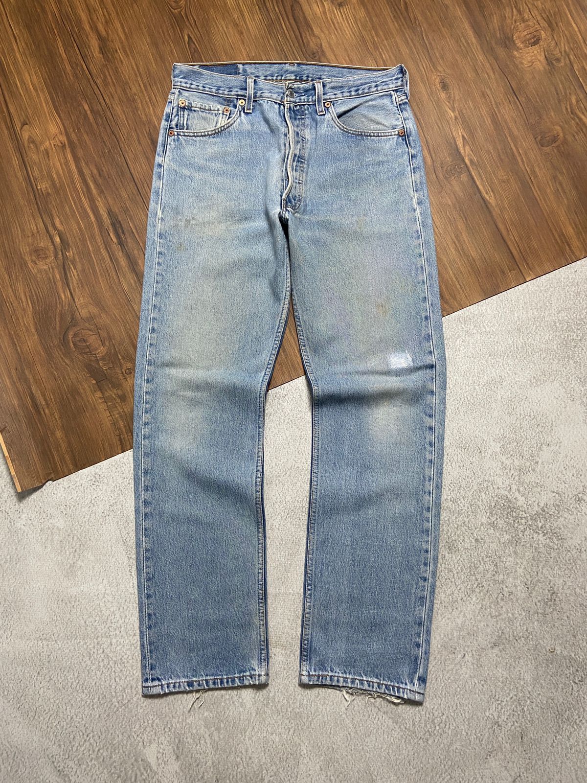 Levi's Vintage levis 501 Stone washed jeans Size US 31 - 1 Thumbnail