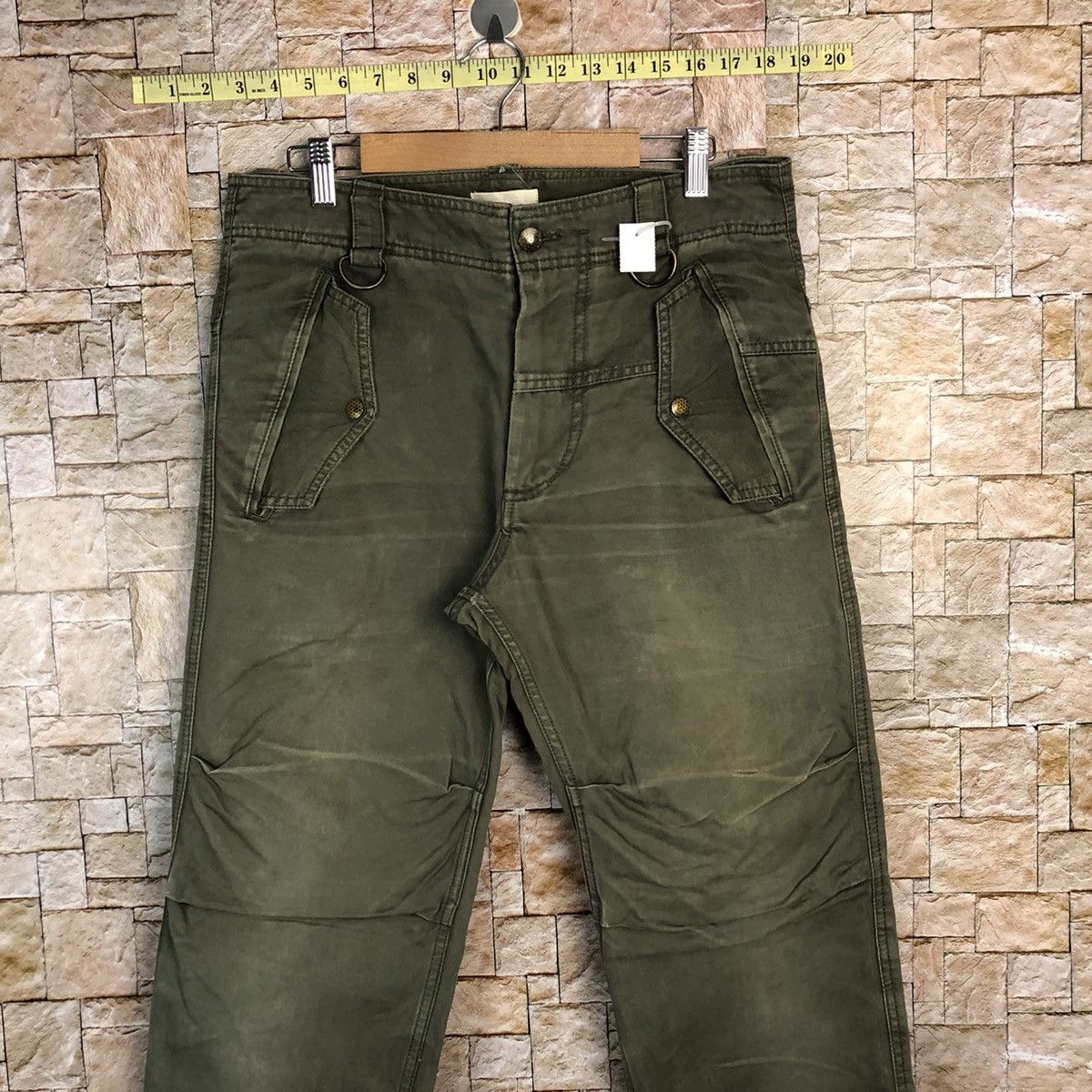 Diesel Diesel Green Cargo Multipocket Pants #A353 Size US 31 - 2 Thumbnail