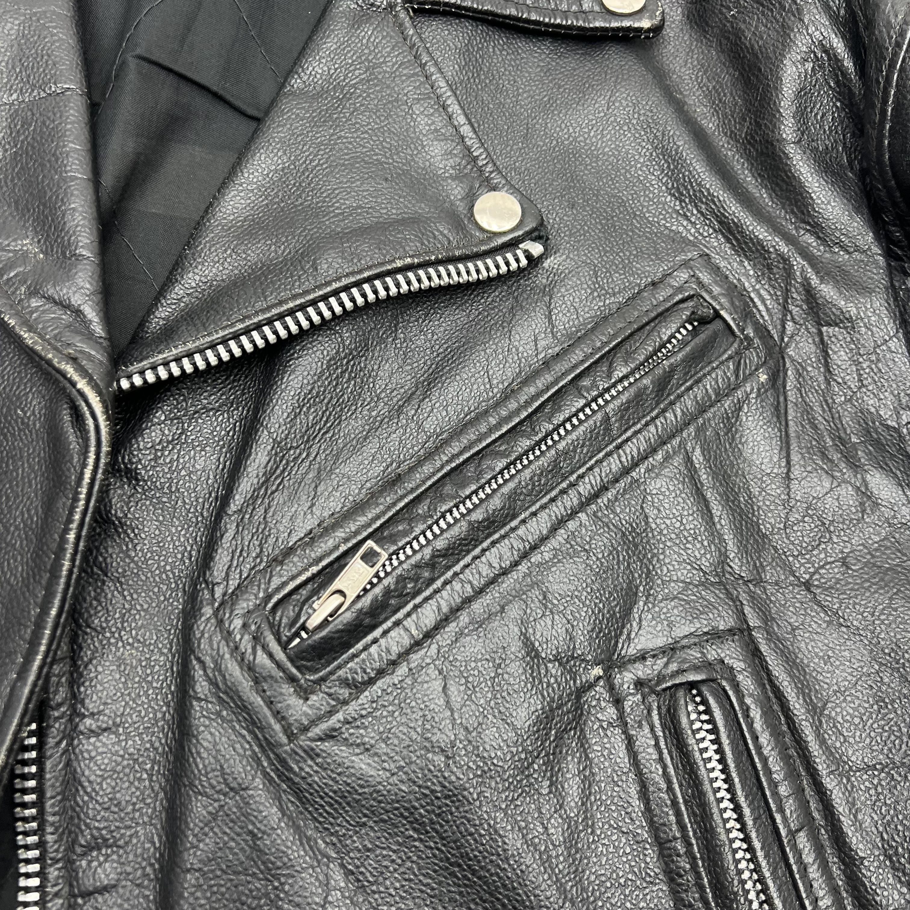 Cosa Nova × Vintage Vintage Cosa Nova Biker Leather Jacket Size US L / EU 52-54 / 3 - 14 Thumbnail