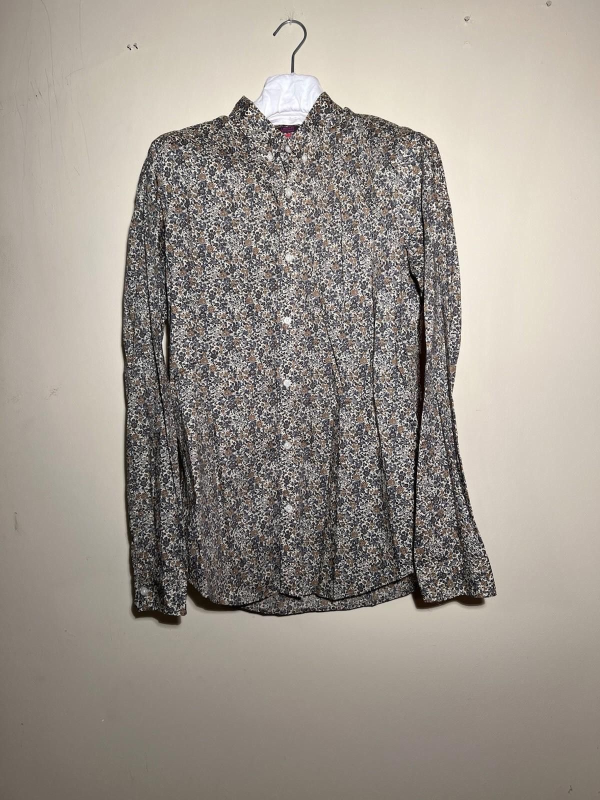 Supreme FW11 SUPREME LIBERTY ART FABRICS BROWN FLORAL L/S SHIRT Size US L / EU 52-54 / 3 - 2 Thumbnail
