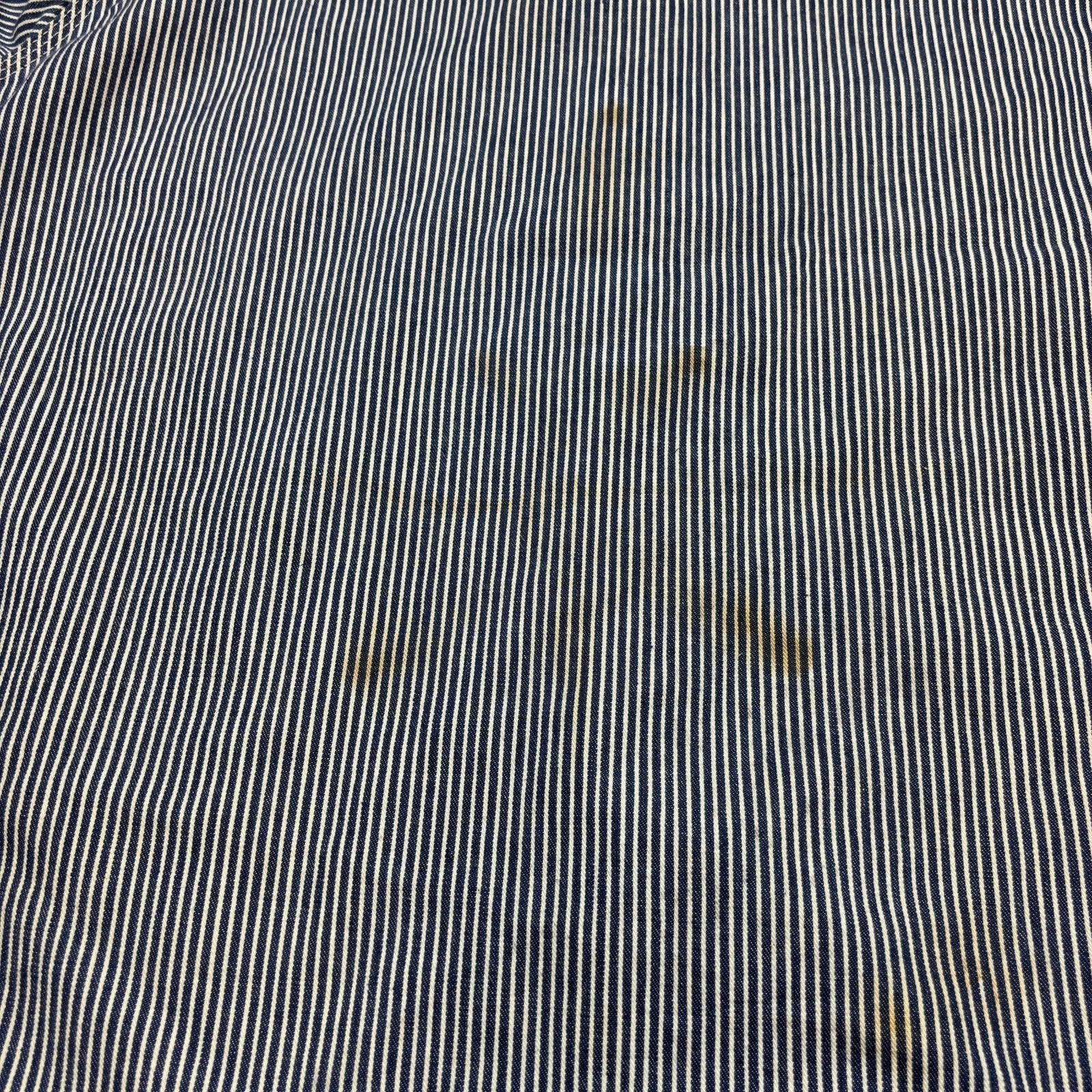 Oshkosh × Vintage Vintage 80s Osh Kosh B'gosh Hickory Stripe Jacket Men's 48 Size US XL / EU 56 / 4 - 11 Thumbnail