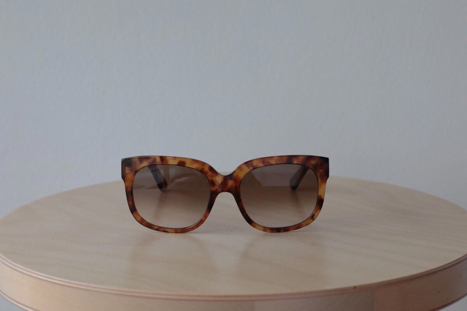 Gucci New Gucci sunglasses glasses GG0361S 004 havana tan tort Size ONE SIZE - 1 Thumbnail