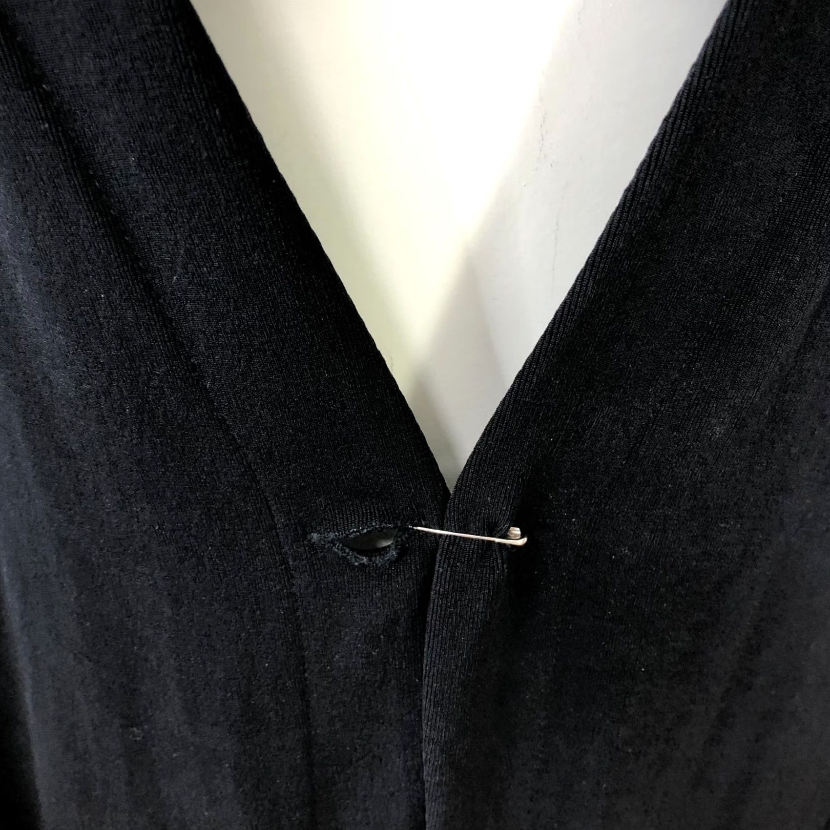 Vintage Chico's Jacket Blazer Style Acetate Cut Out Black XL Womens Vintage No Size XL / US 12-14 / IT 48-50 - 2 Thumbnail