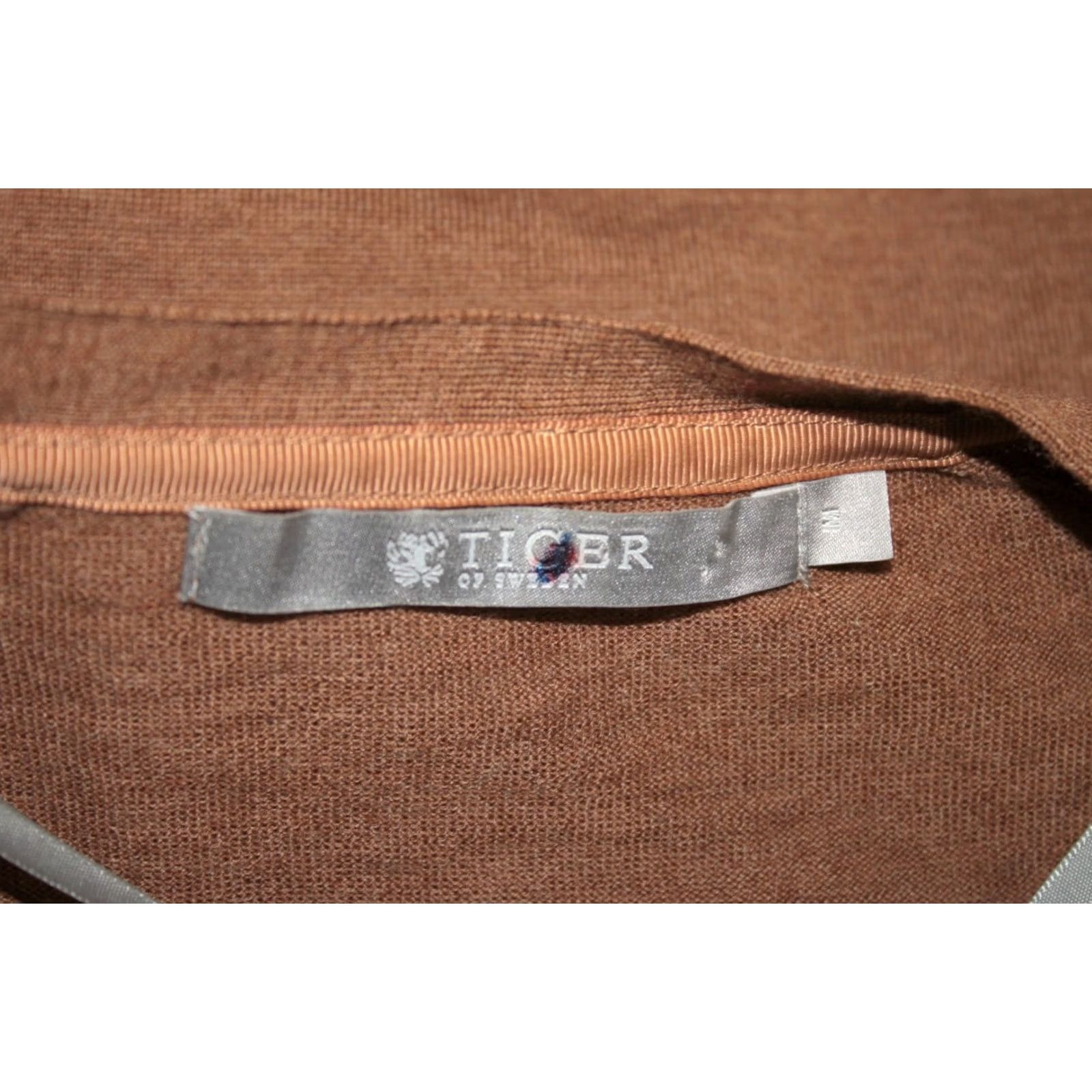 Tiger of Sweden Tiger of Sweden Cardigan Wool Brown Womens Jumper M V-Neck XS not used Size M / US 6-8 / IT 42-44 - 5 Thumbnail