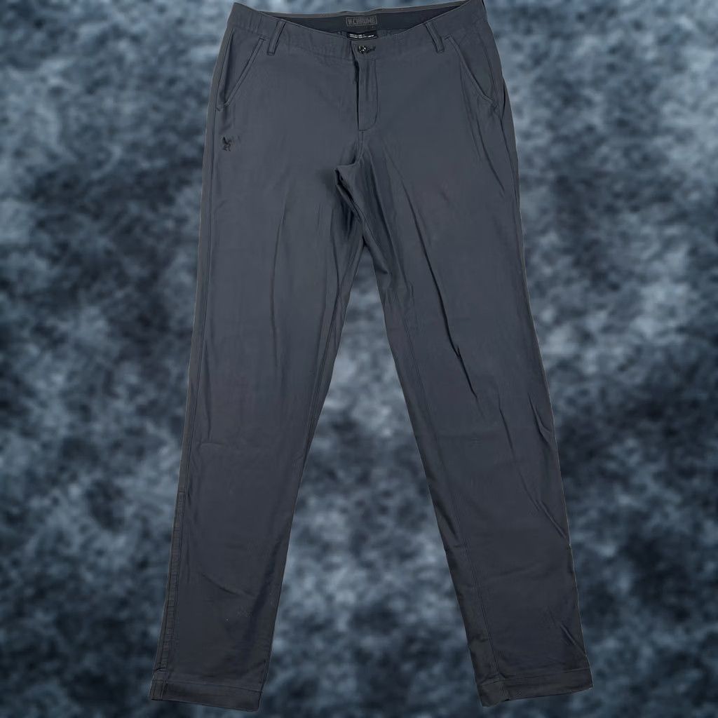 Industrie Chrome Industries Womens 12 Grey Cycling Pants Slim Straight Stretch Performance Size 34" / US 12 / IT 48 - 1 Thumbnail