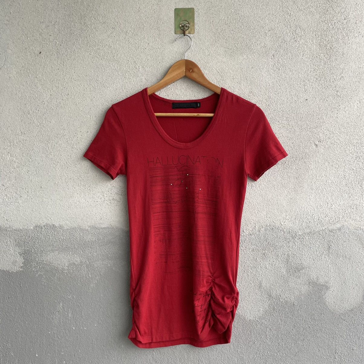 Le Grande Bleu (L.G.B.) Vintage FUGA Asymmetric Tee Shirt Size US XXS / EU 40 - 1 Thumbnail