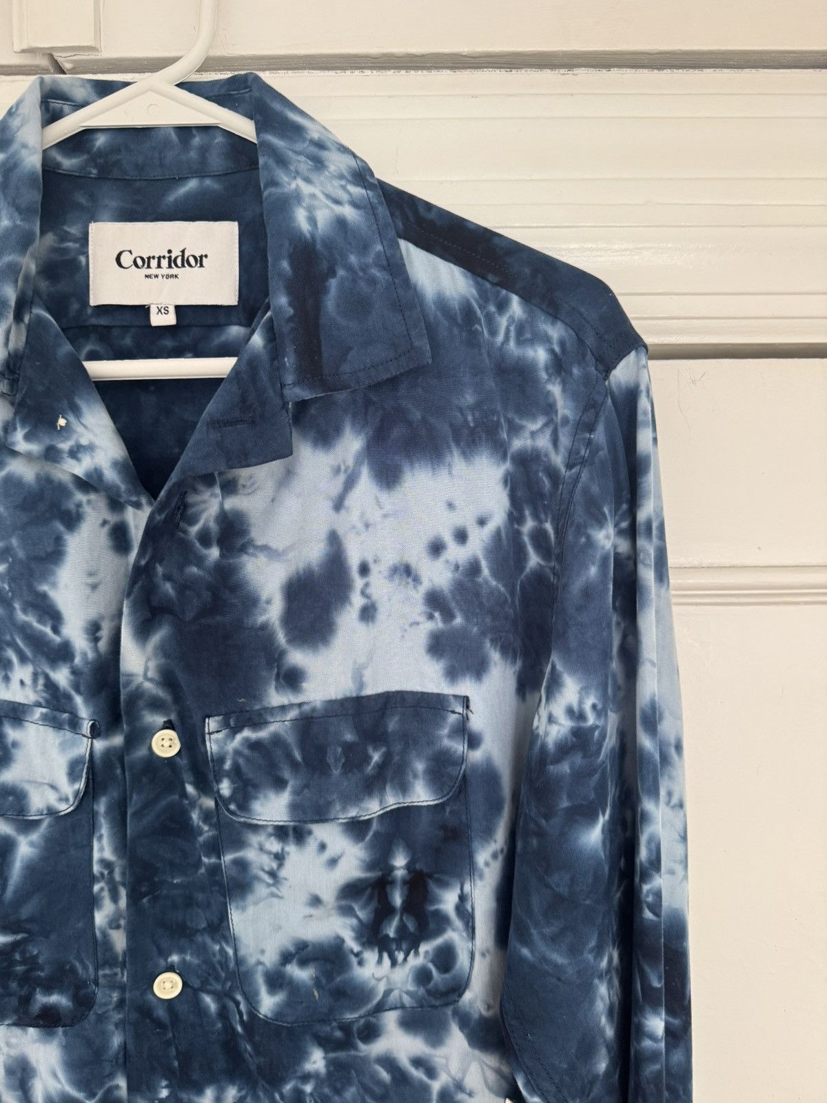 Corridor Corridor Tie-Dye Camp Lyocell Small Long Sleeve Size US XS / EU 42 / 0 - 3 Thumbnail