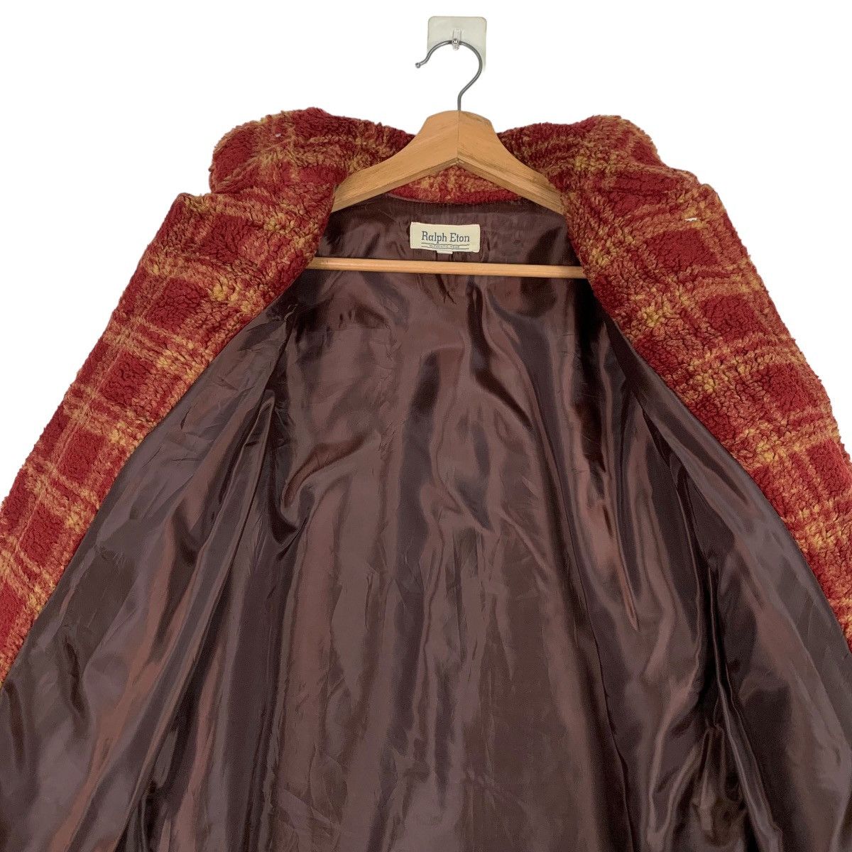 Japanese Brand RALPH ETON Checked Tartan Fleece Flannel Jacket #0610-C28 Size US M / EU 48-50 / 2 - 12 Thumbnail