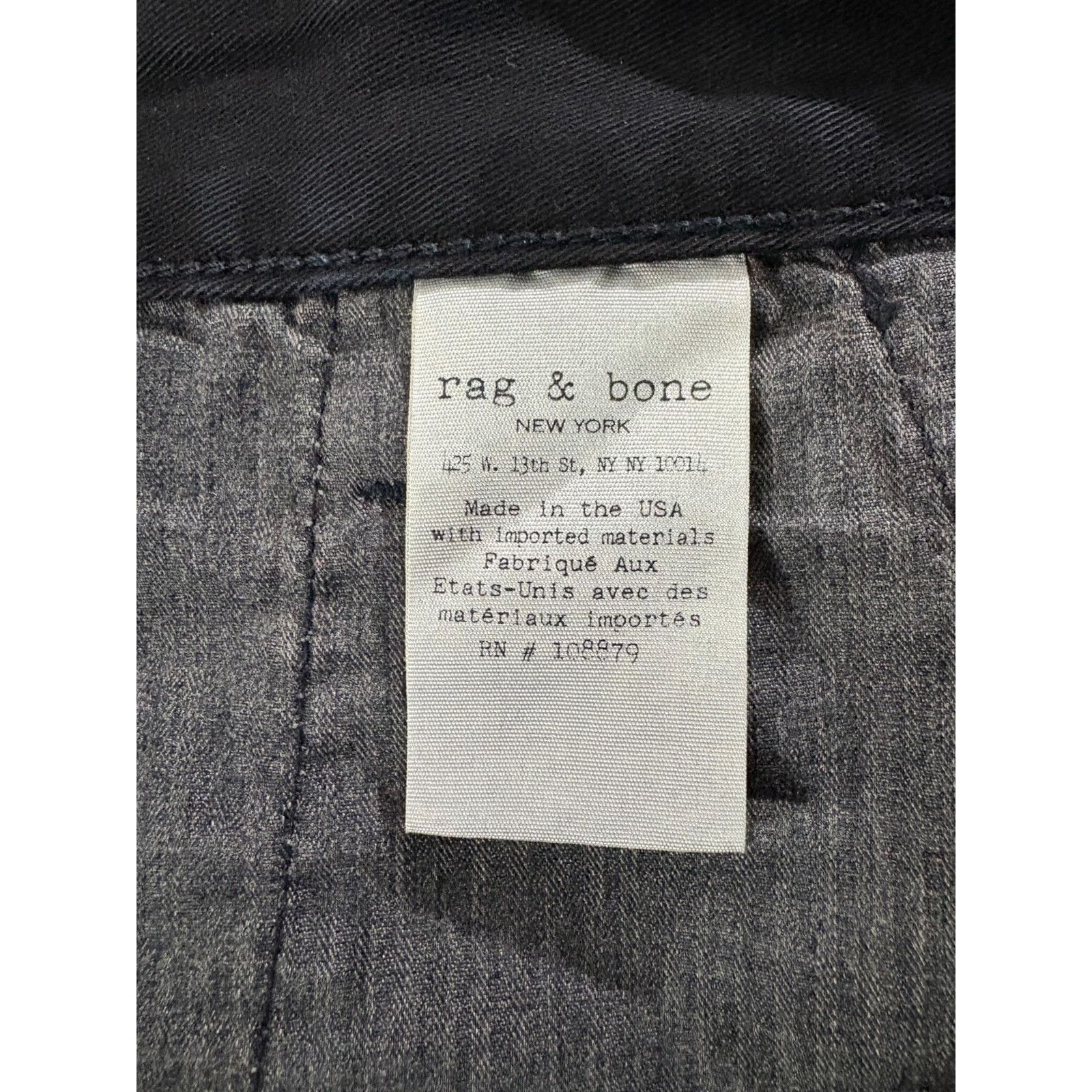 Rag & Bone Rag & Bone Standard issue Chinos pants size 34 color Black N Size US 34 / EU 50 - 5 Thumbnail