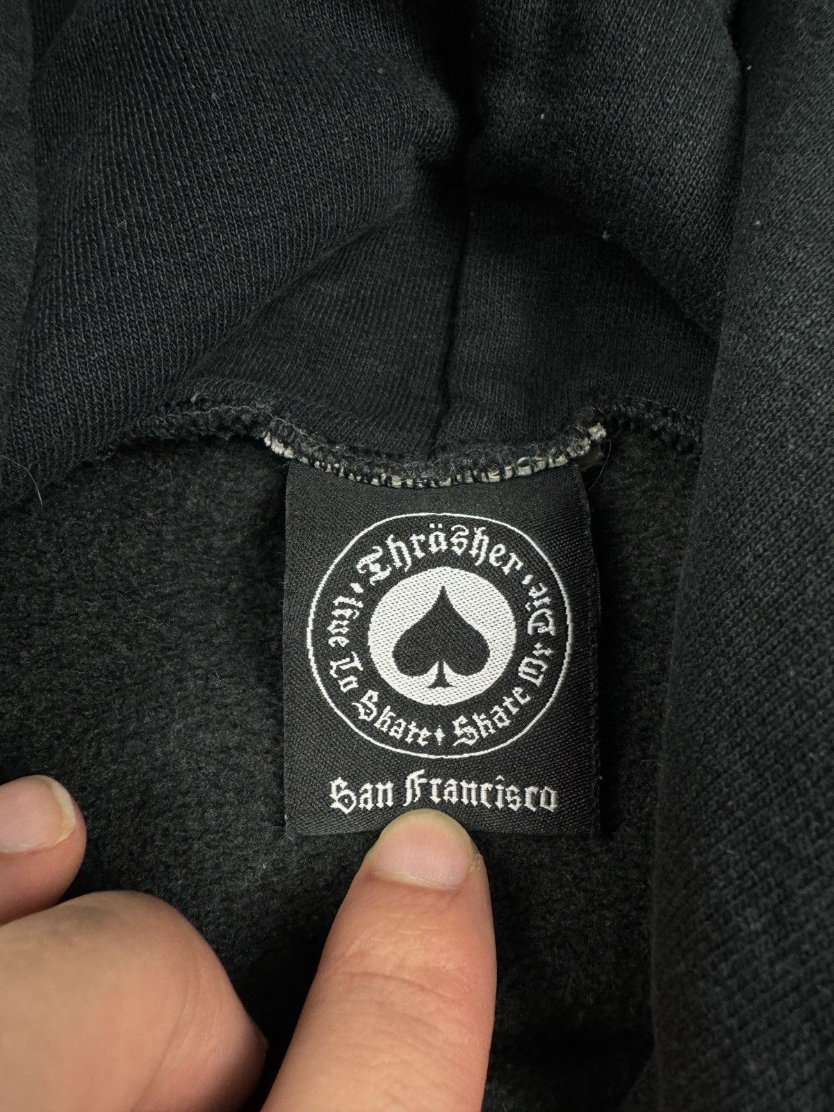 Thrasher × Vintage Thrasher Skate and Destroy rap boxy black hoodie vintage Size US M / EU 48-50 / 2 - 6 Thumbnail