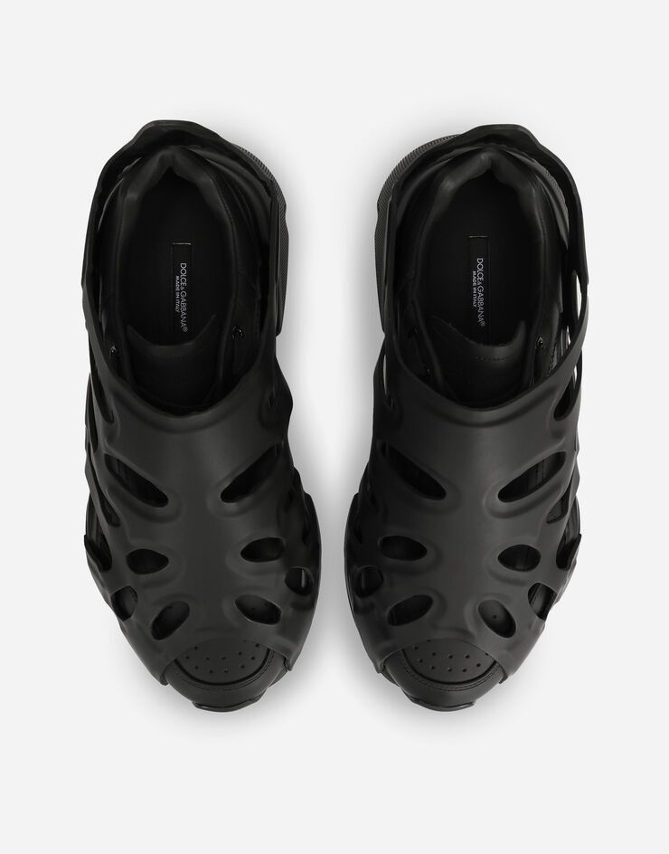 Dolce & Gabbana o1y0125 Logo Low-Top Sneakers in Black Size US 7 / EU 40 - 4 Thumbnail