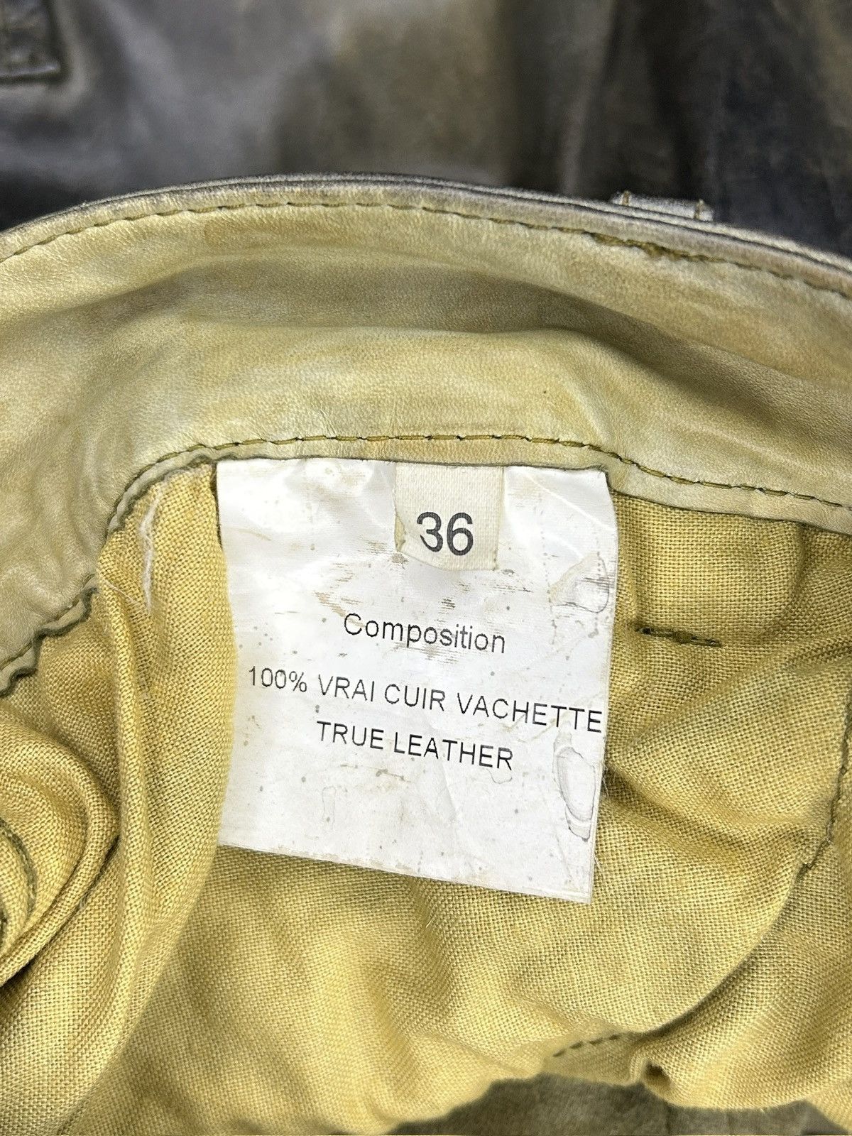 Balmain S/S 10 Decarnin Leather Cargo Trousers Size 26" / US 2 / IT 38 - 14 Thumbnail