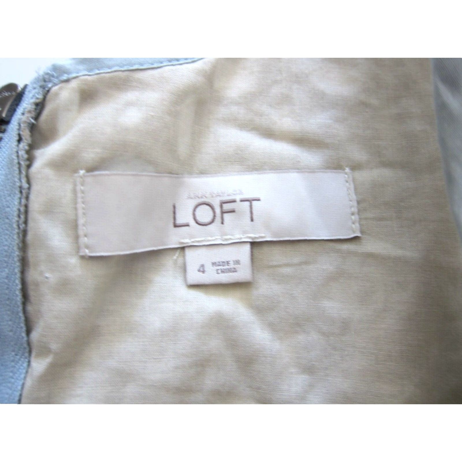 Loft Ann Taylor Loft Cotton Light Blue Floral Embroidered Sleeveless Tank Dress 4 Size S / US 4 / IT 40 - 4 Thumbnail