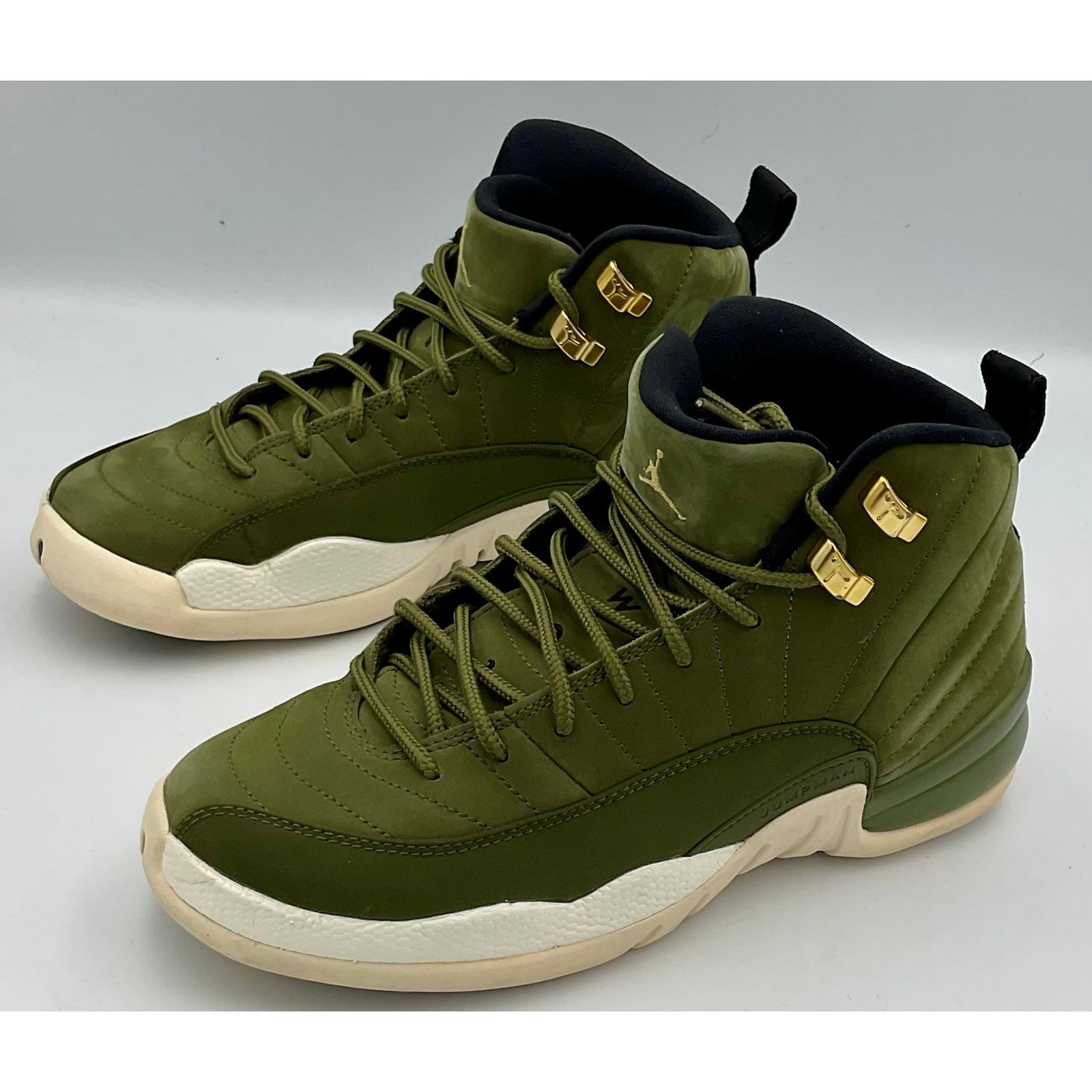 AIR JORDAN 12 RETRO OLIVE GREEN Chris Paul SZ 153265-301