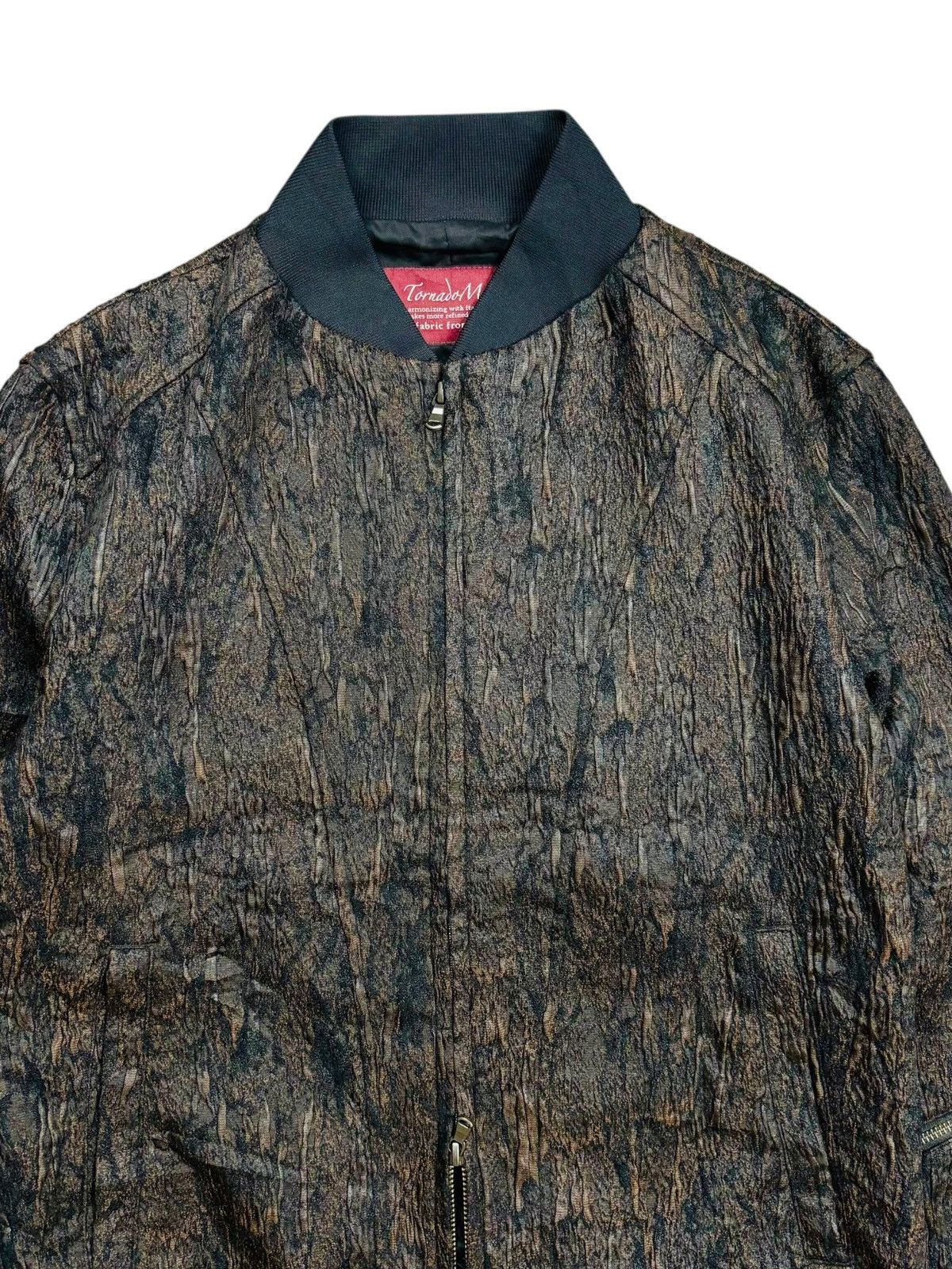 Tornado Mart Archive Tornado Mart - Italy Made Textured Real Tree Jacket Size US M / EU 48-50 / 2 - 6 Thumbnail